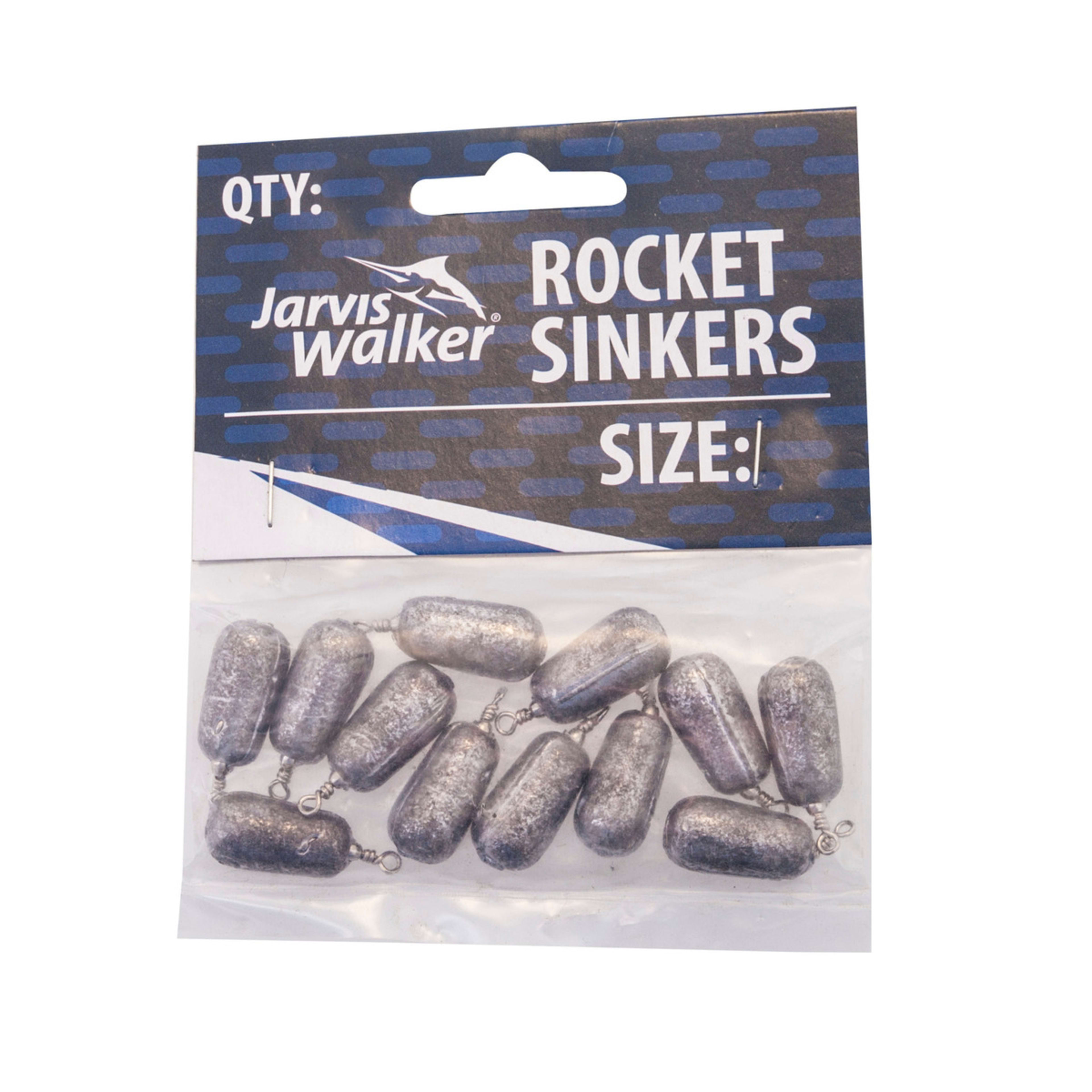 1 Jarvis Walker 12 Pack 14g Rocket Sinkers - Size 0, 1 of 4