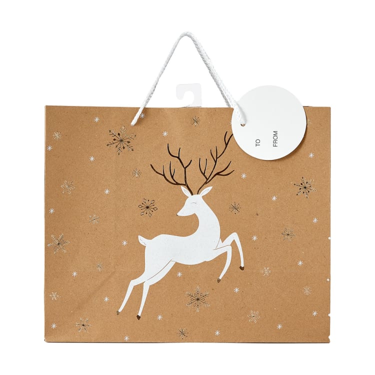 Christmas Landscape Gift Bag Reindeer Kmart