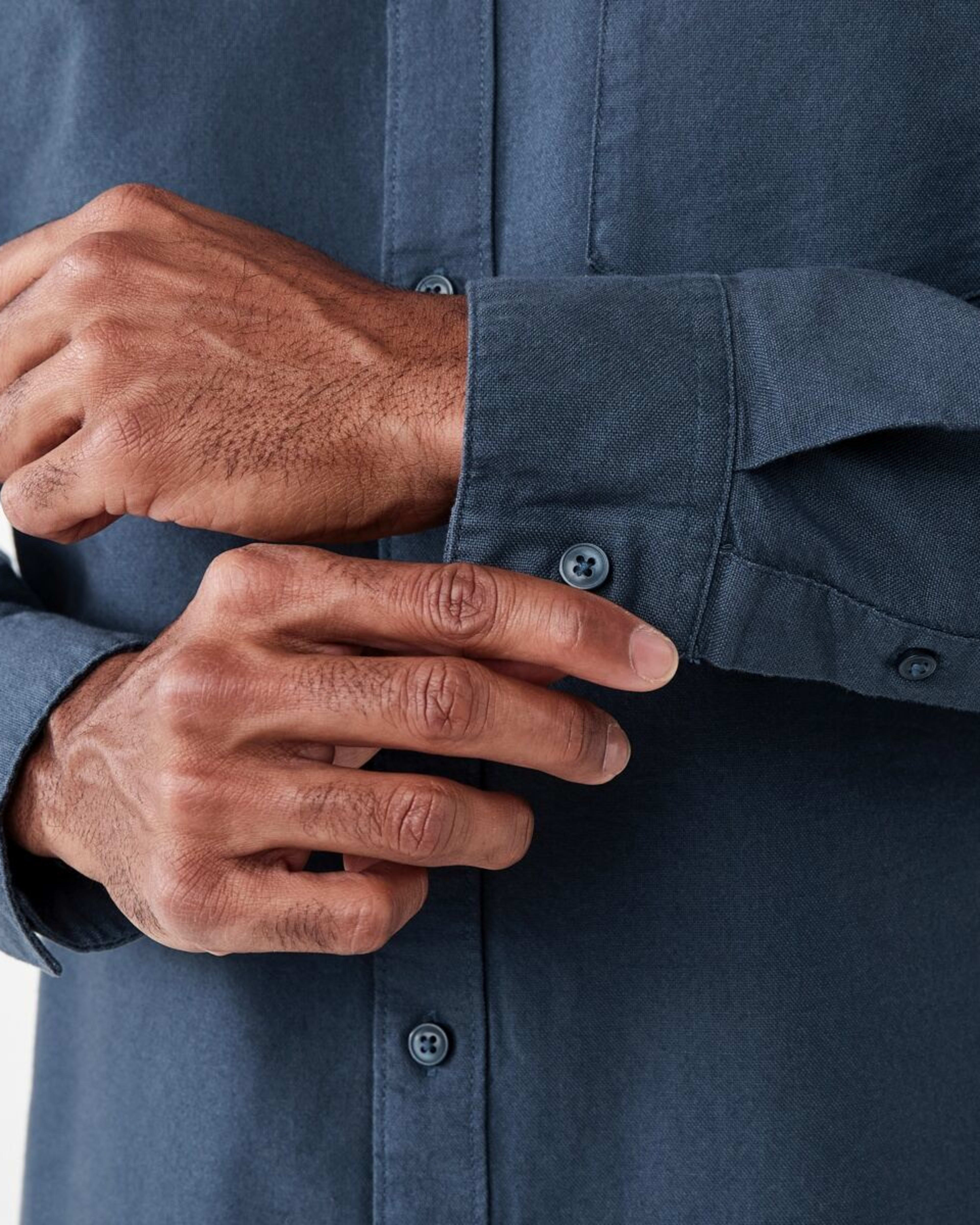 6 Long Sleeve Oxford Shirt BLUE NIGHTS, 6 of 7