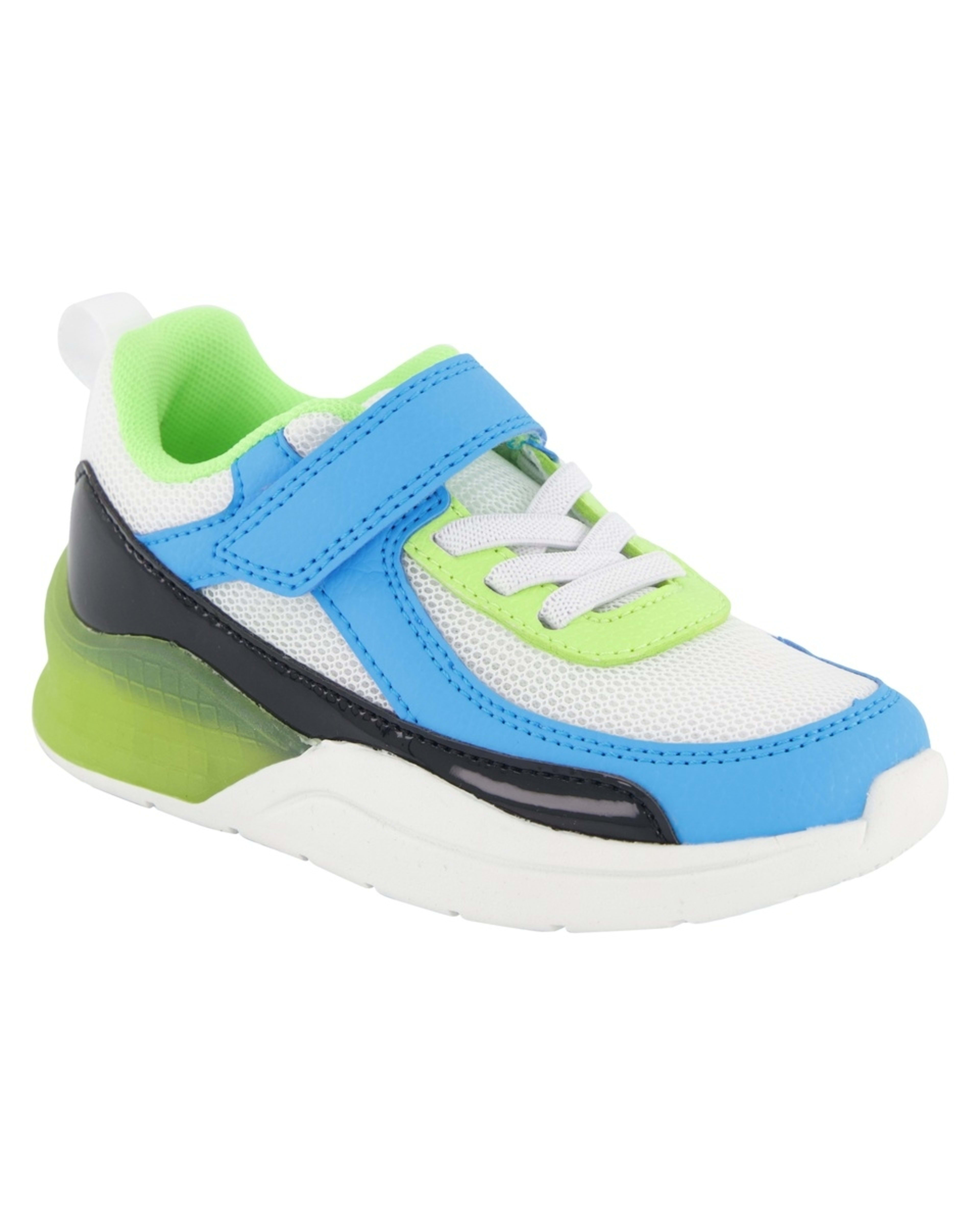 1 Junior Light Up Casual Shoes Aqua Green