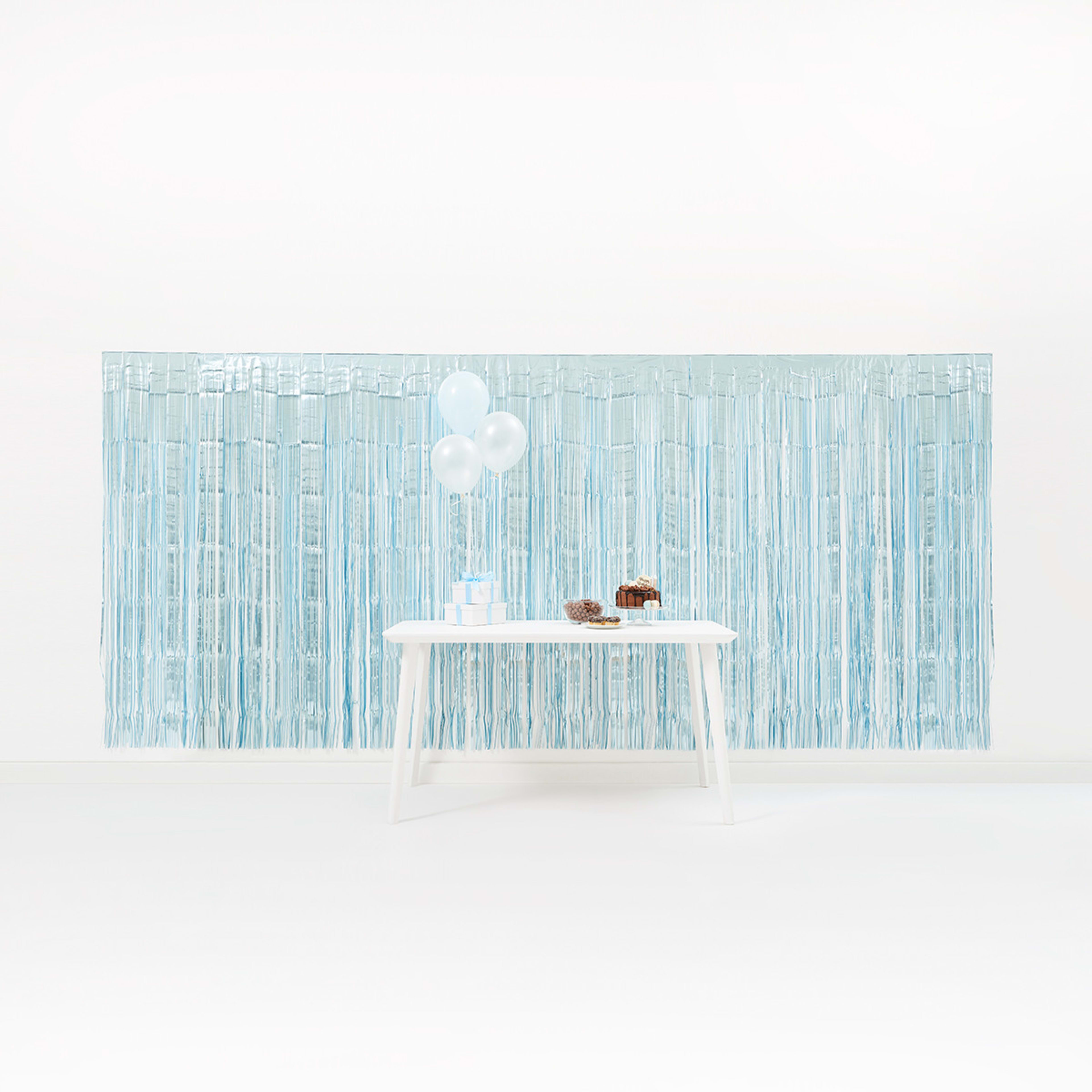 1 Matte Blue Foil Backdrop