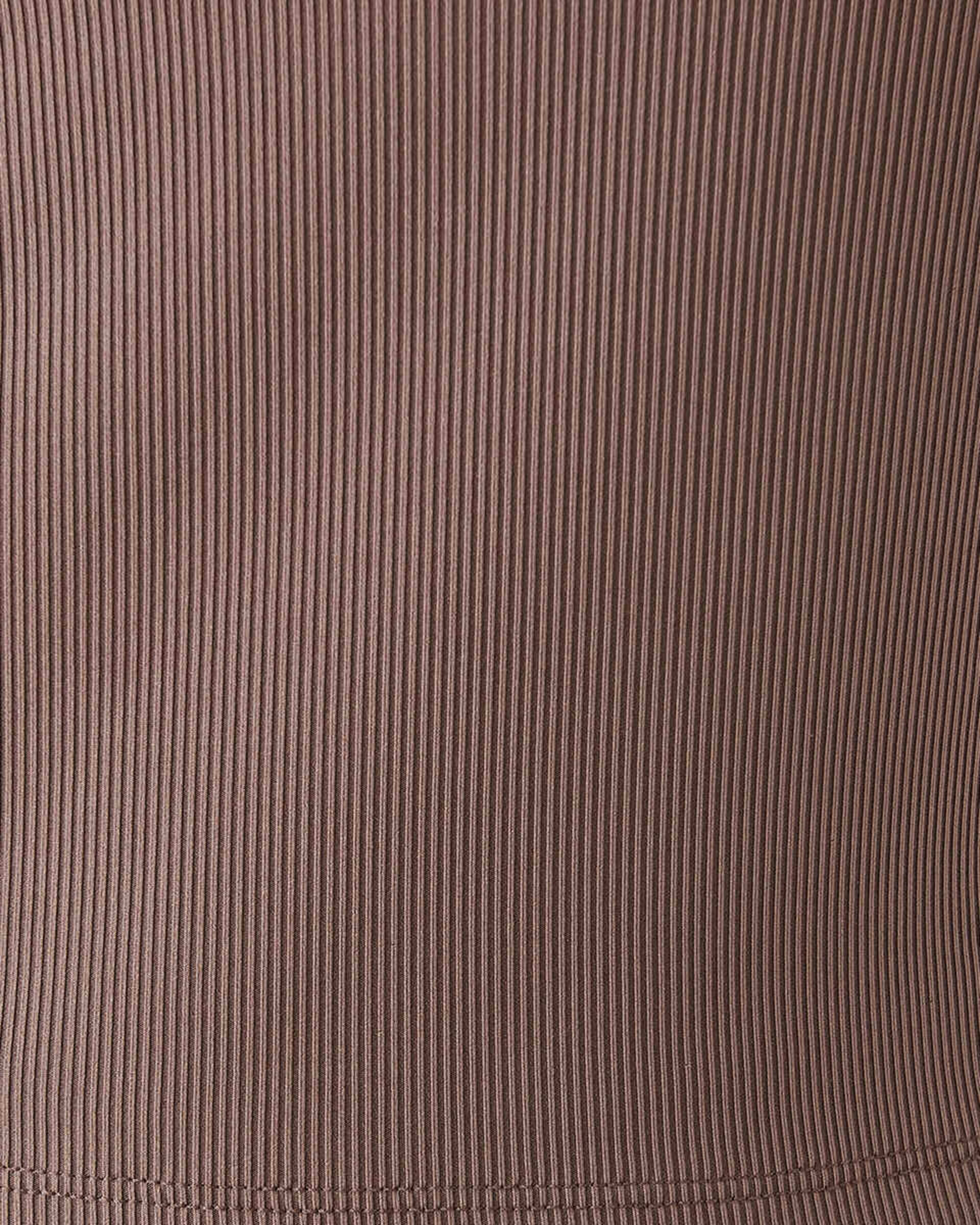 6 Active Womens Rib T-shirt Wd Taupe, 6 of 6