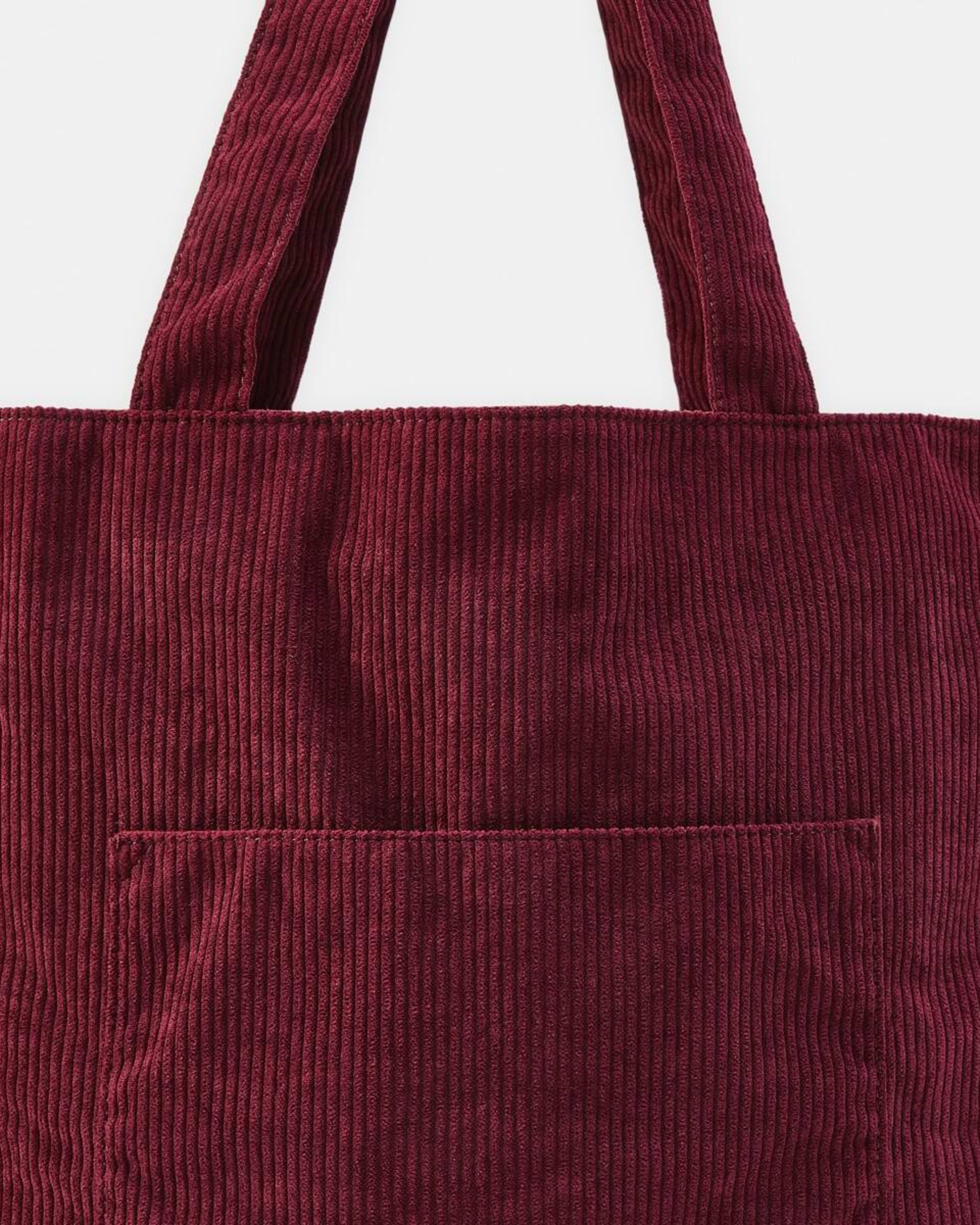 3 Corduroy Tote Bag Mulberry, 3 of 5