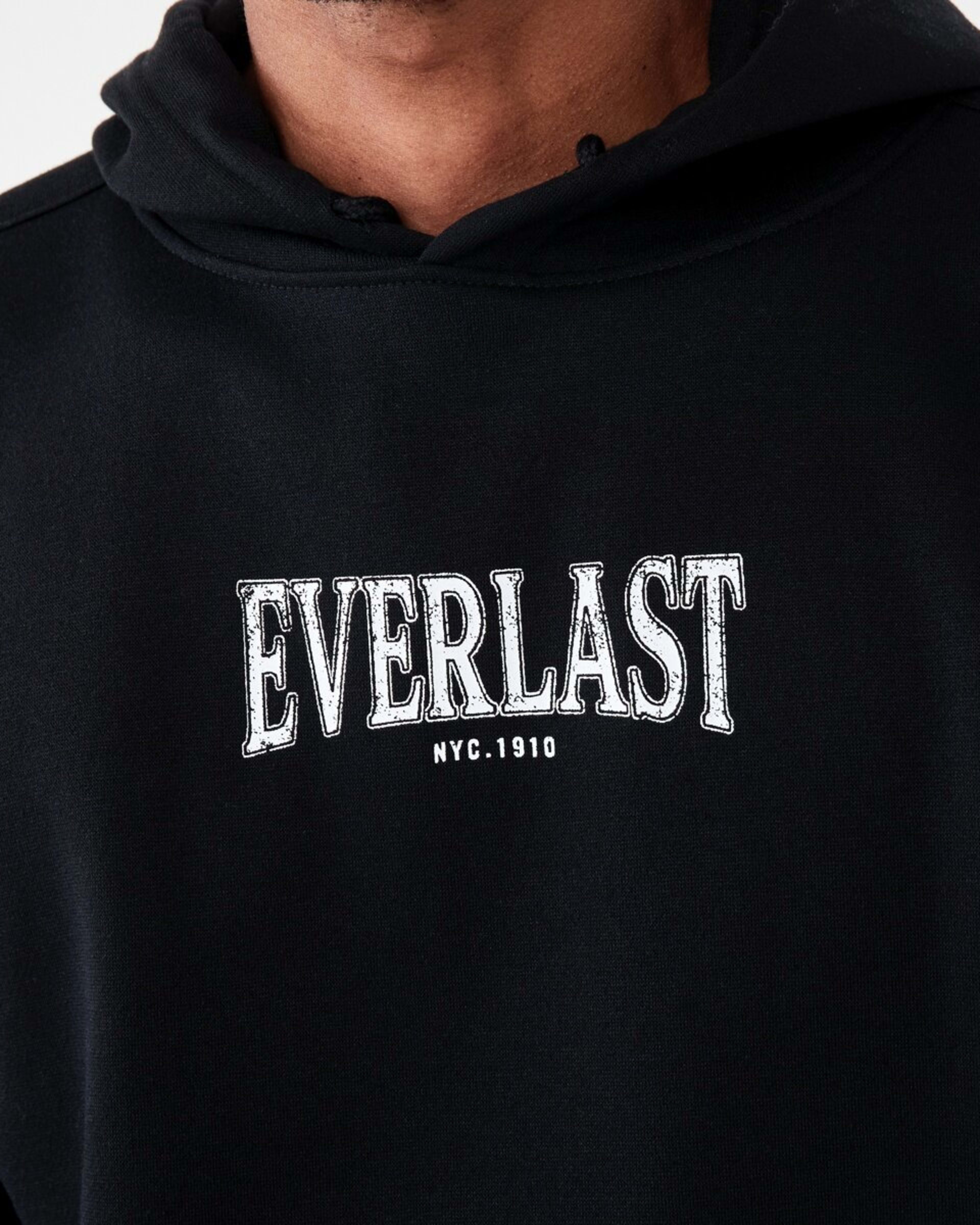 5 Everlast Mens Oversized Hoodie EVERLAST BLACK, 5 of 9