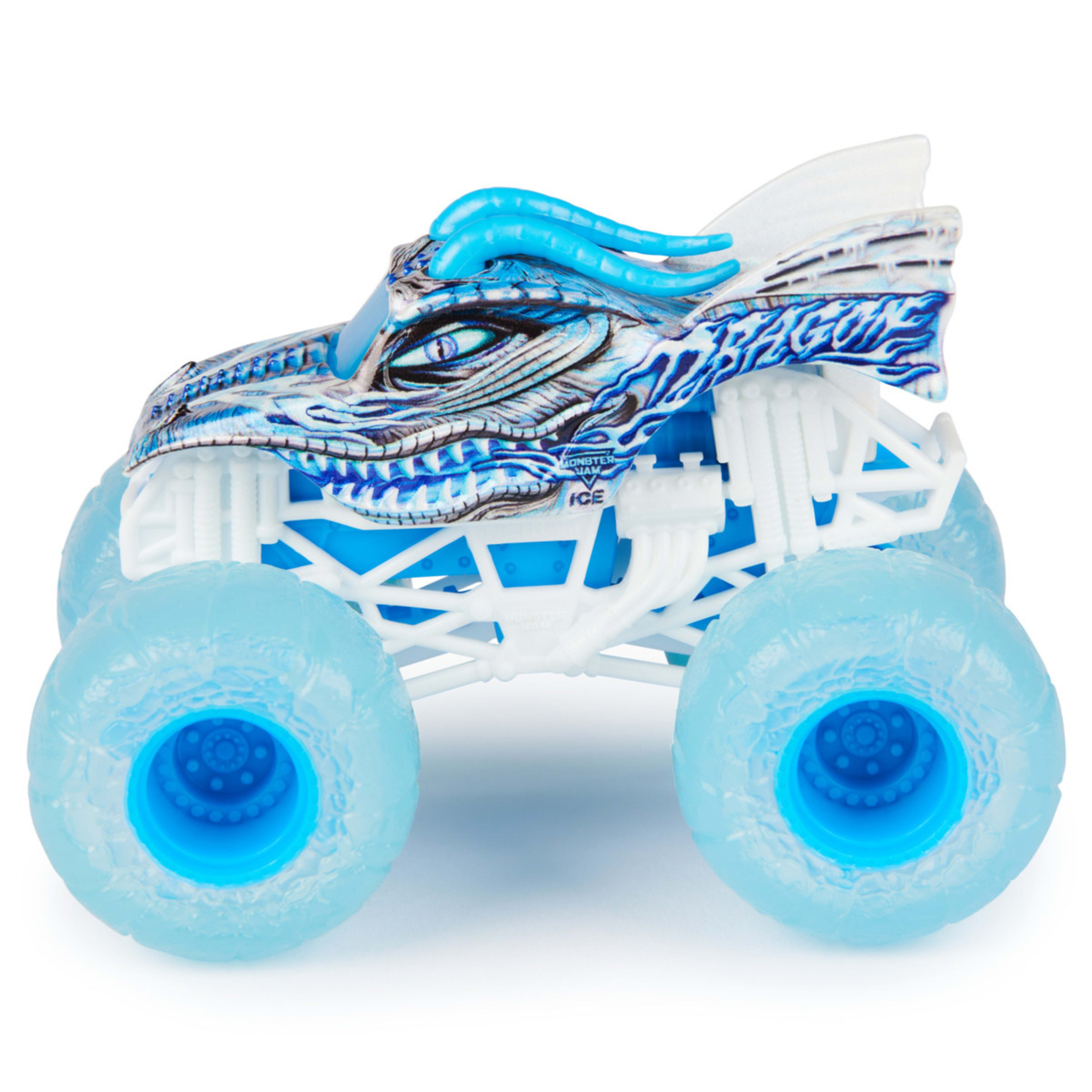 6 2 Pack Monster Jam 1:64 Scale True Metal Fire and Ice Trucks - Assorted, 6 of 7