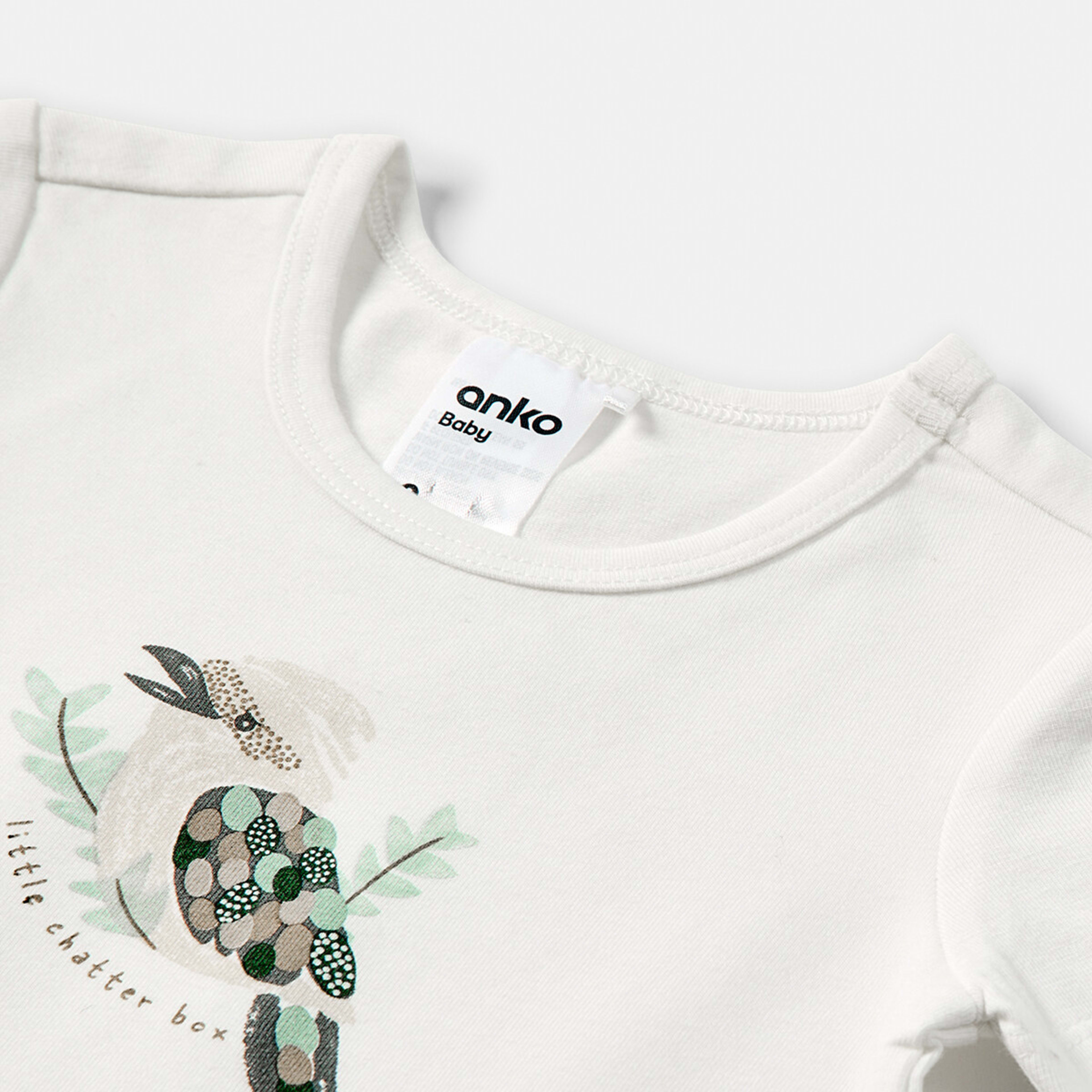 8 3 Pack Short Sleeve Bodysuits Kookaburra, 8 of 8