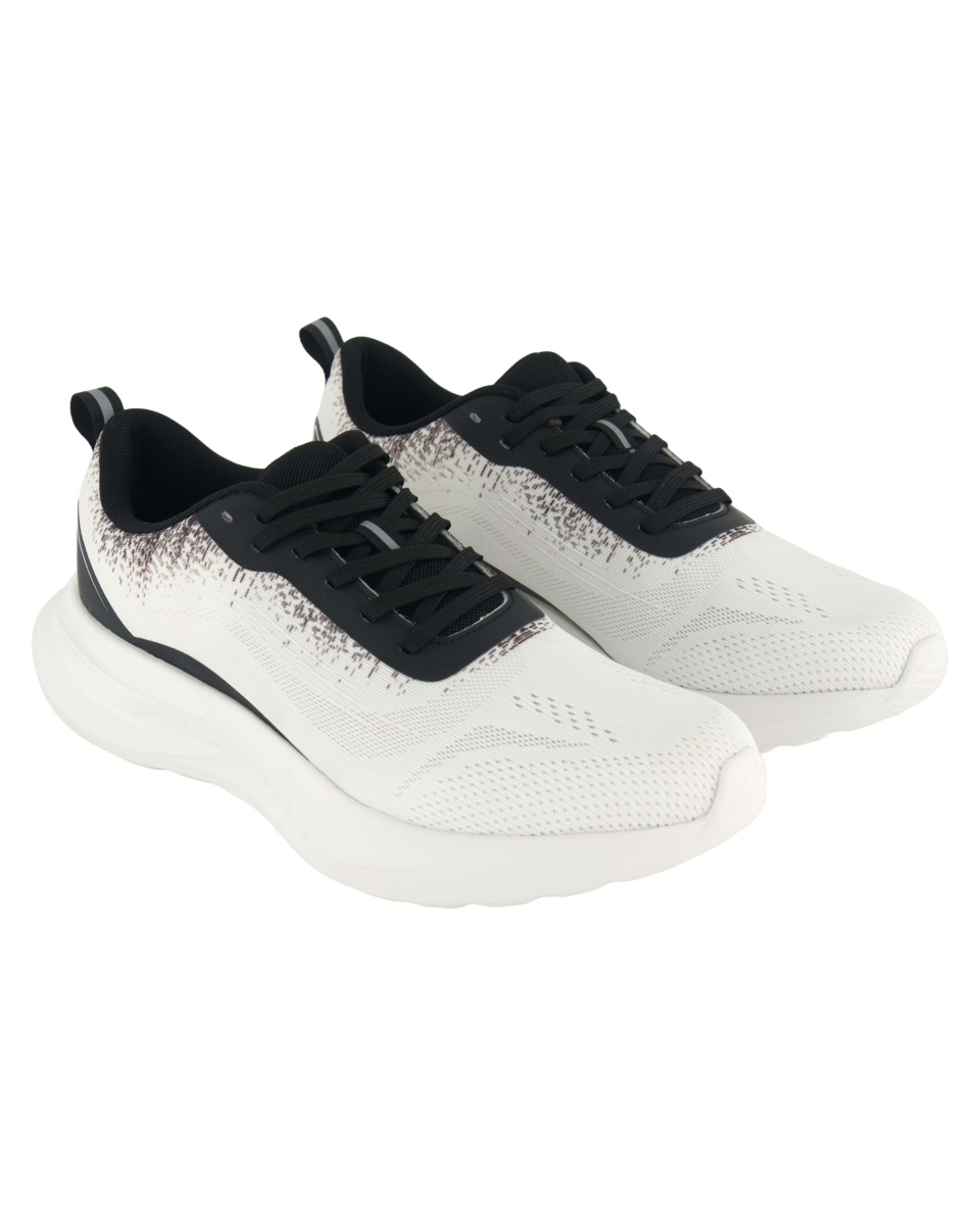5 Active Mens Detailed Runner Shoes WHITE, 5 of 6