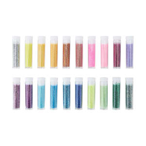 20 Piece Glitter Tubes - Kmart