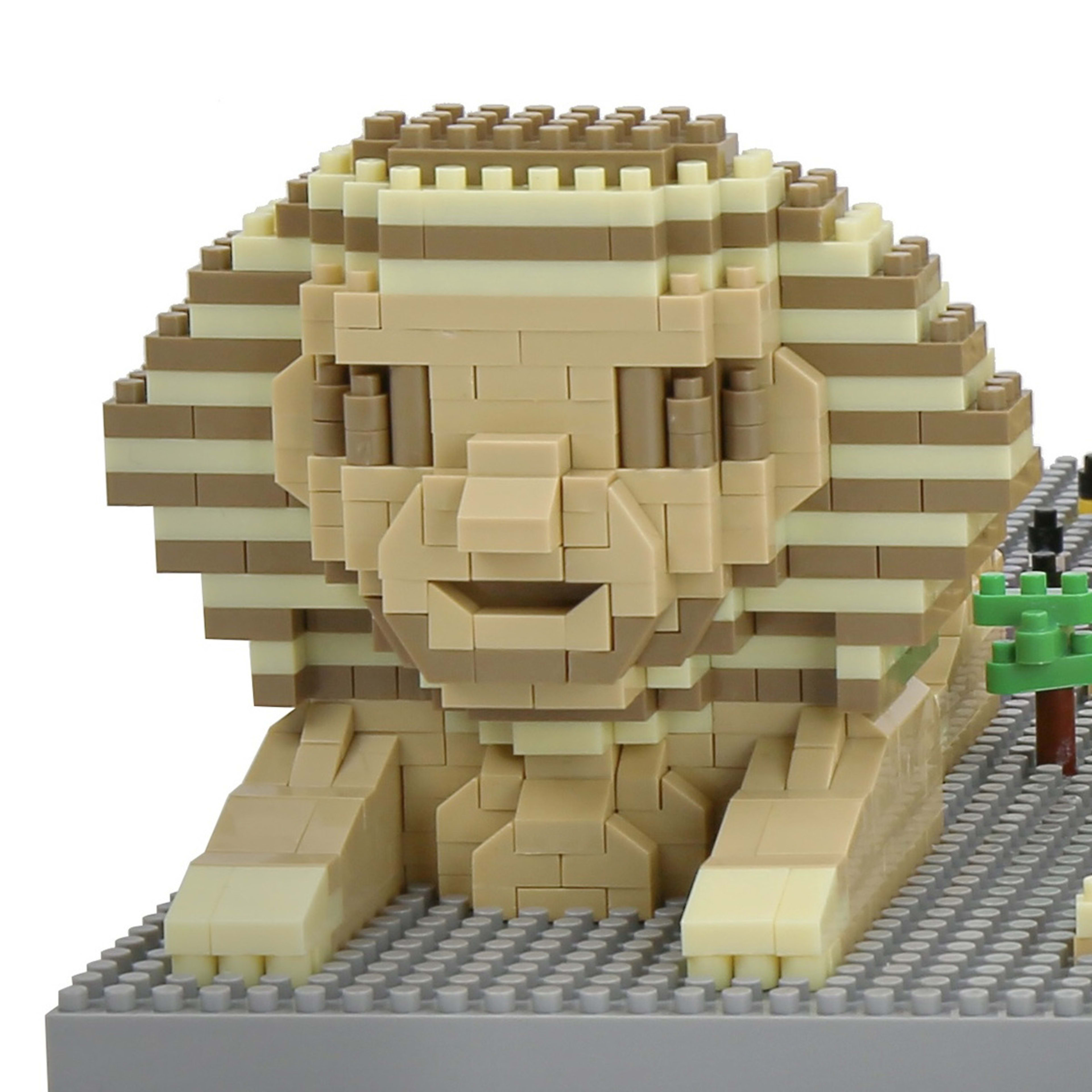 9 2155 Piece Mini Blocks Building Series: Sphinx Pyramid, 9 of 10