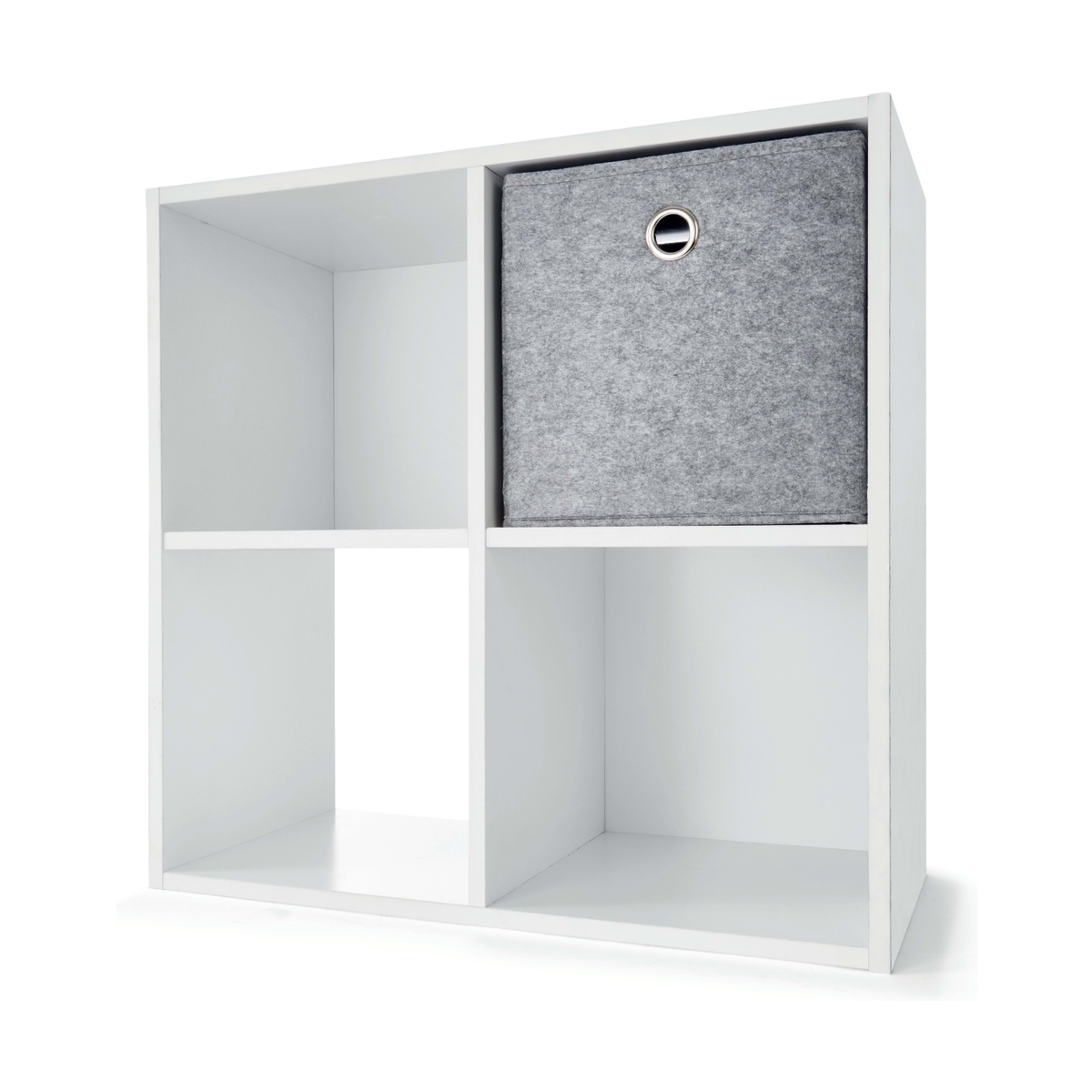 2 Collapsible Storage Cube - Grey, 2 of 3
