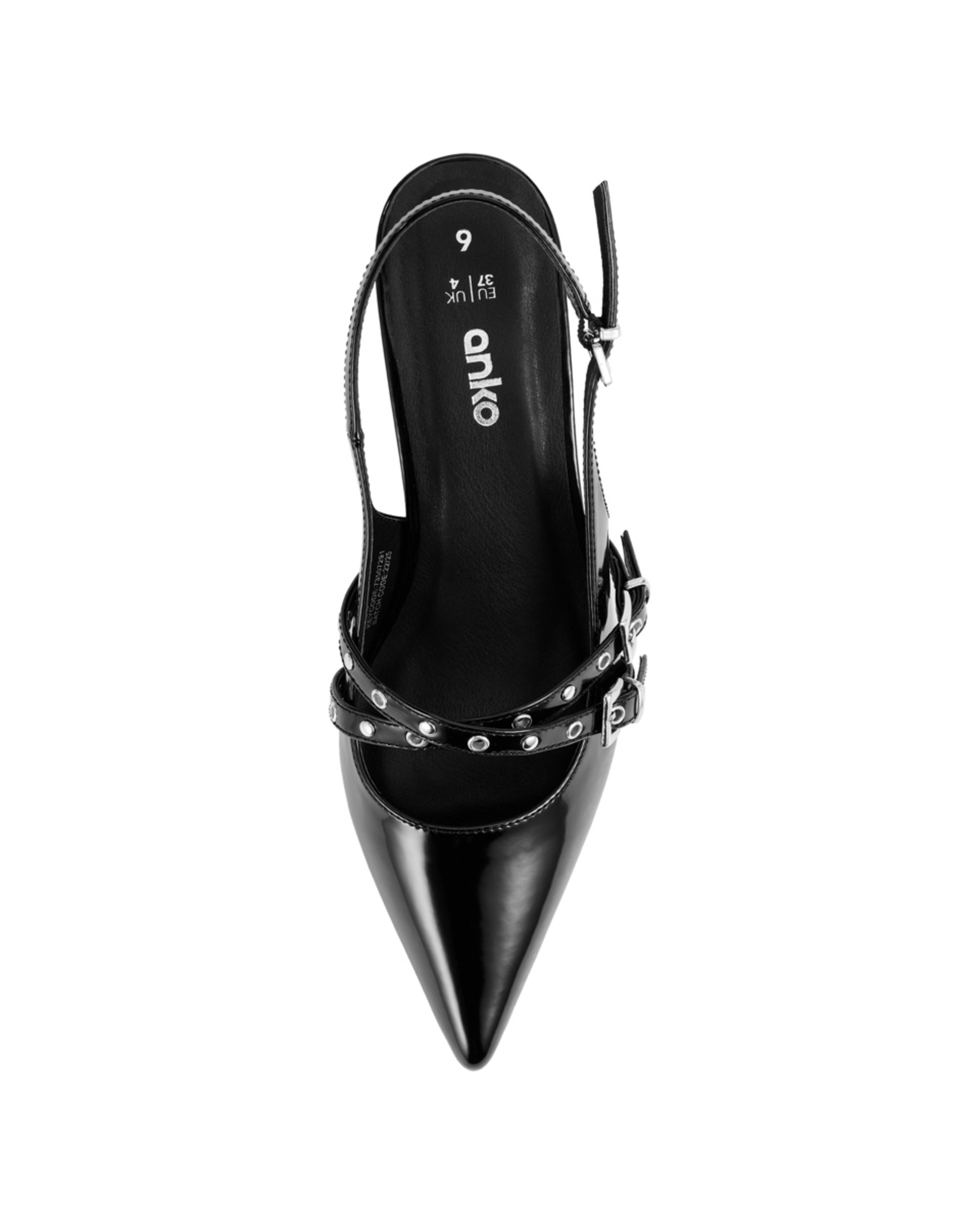 3 Strappy Kitten Heels BLACK, 3 of 5