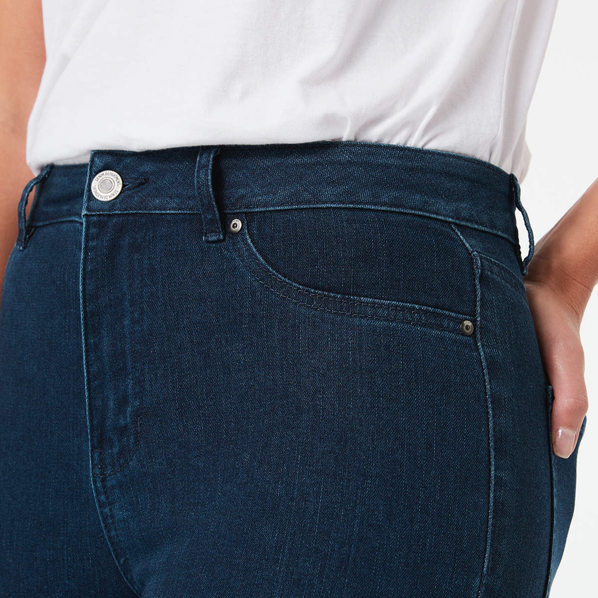 High Rise Ankle Length Skinny Jeans Kmart