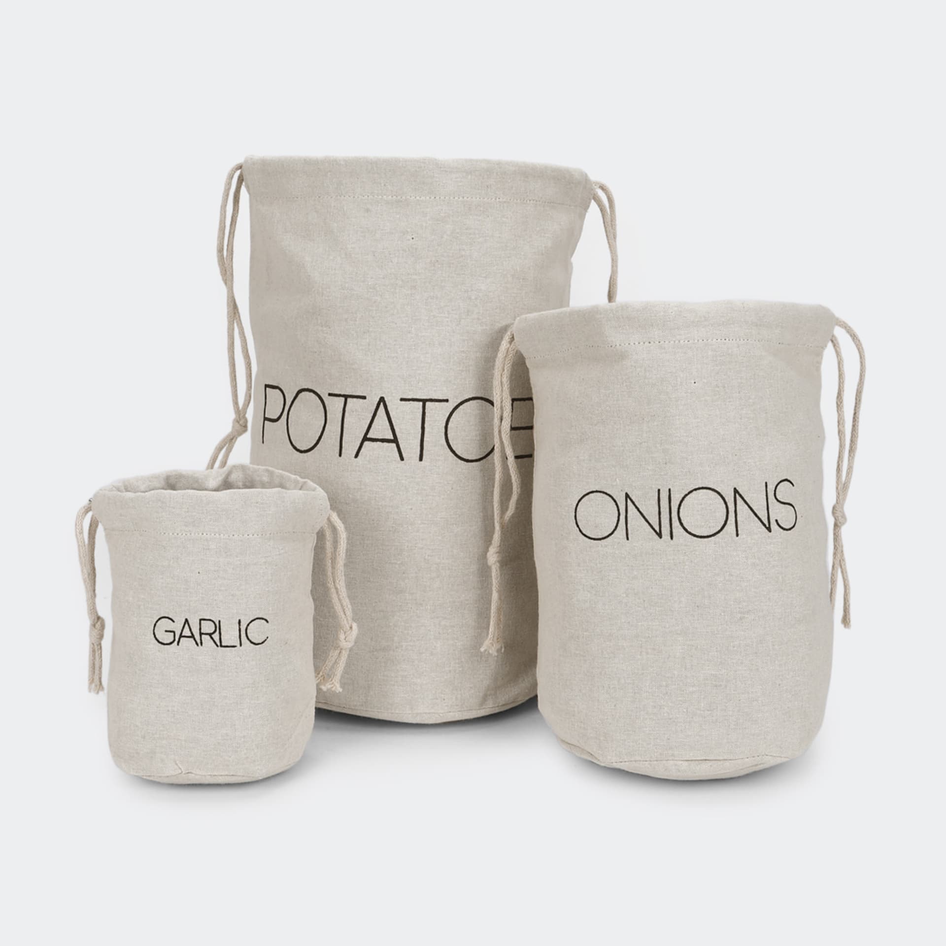 Set of 3 Cotton Vegetable Bags Kmart