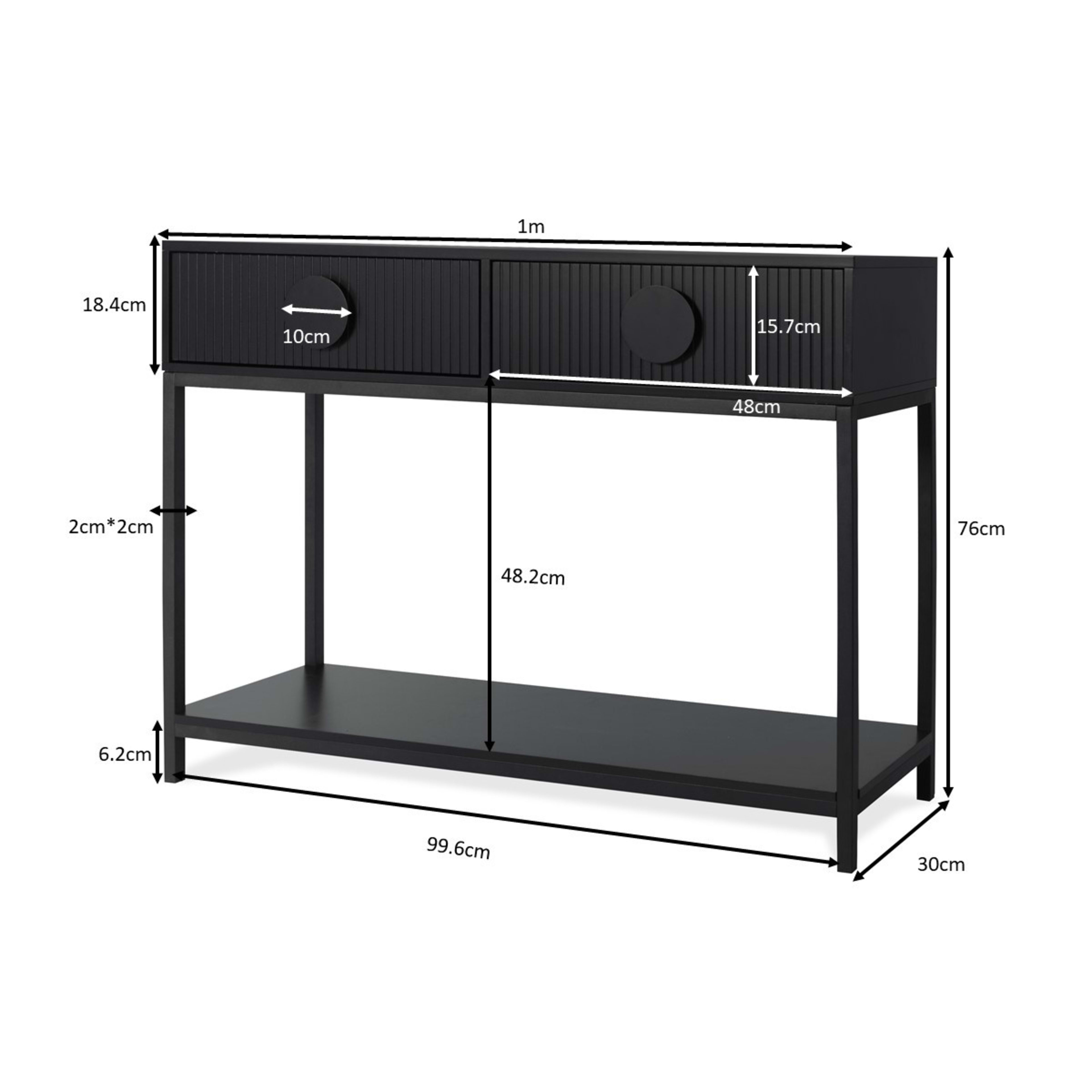 10 Stevie Hall Table - Black, 10 of 10