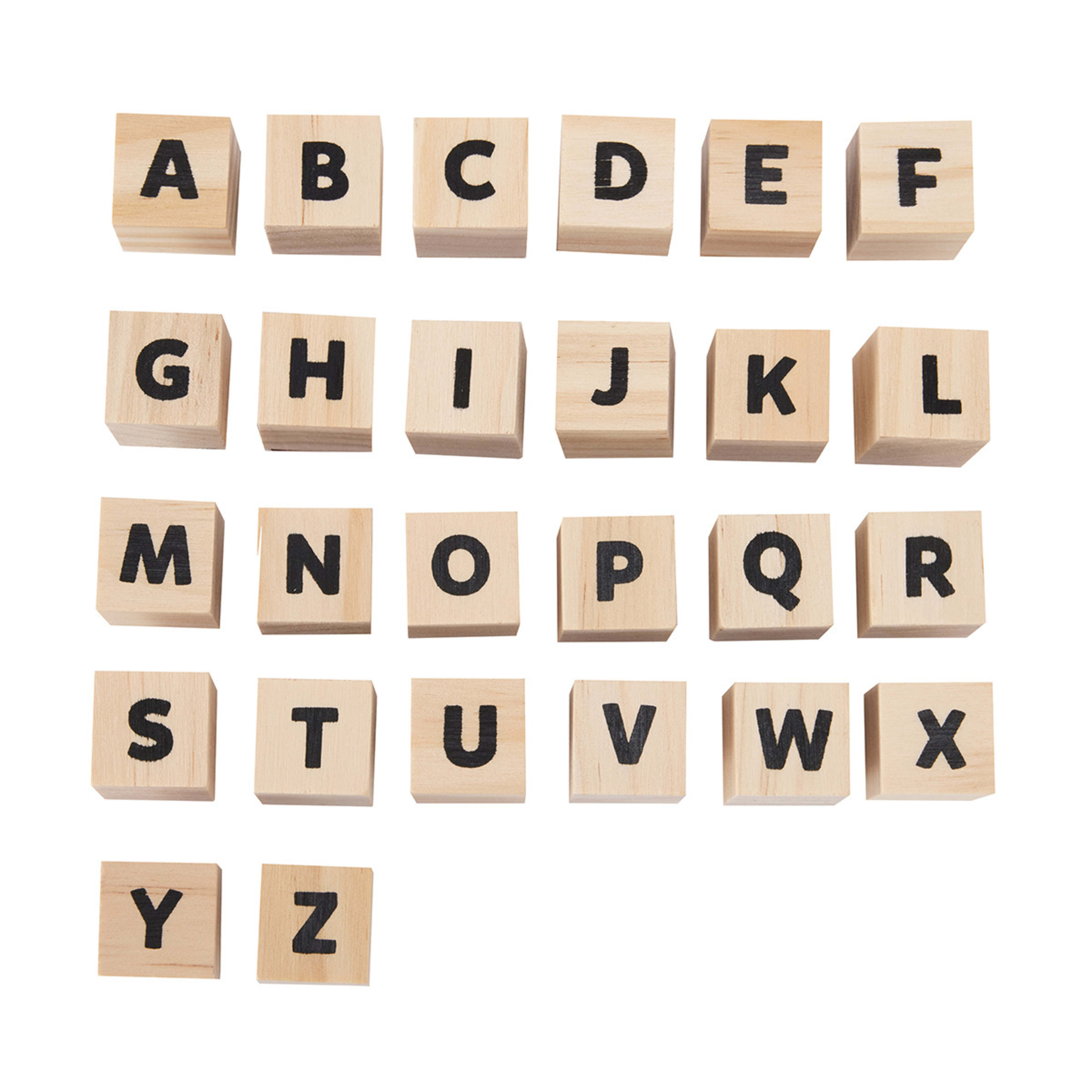 Wooden Stamp Activity Set - Learning the Alphabet - Kmart