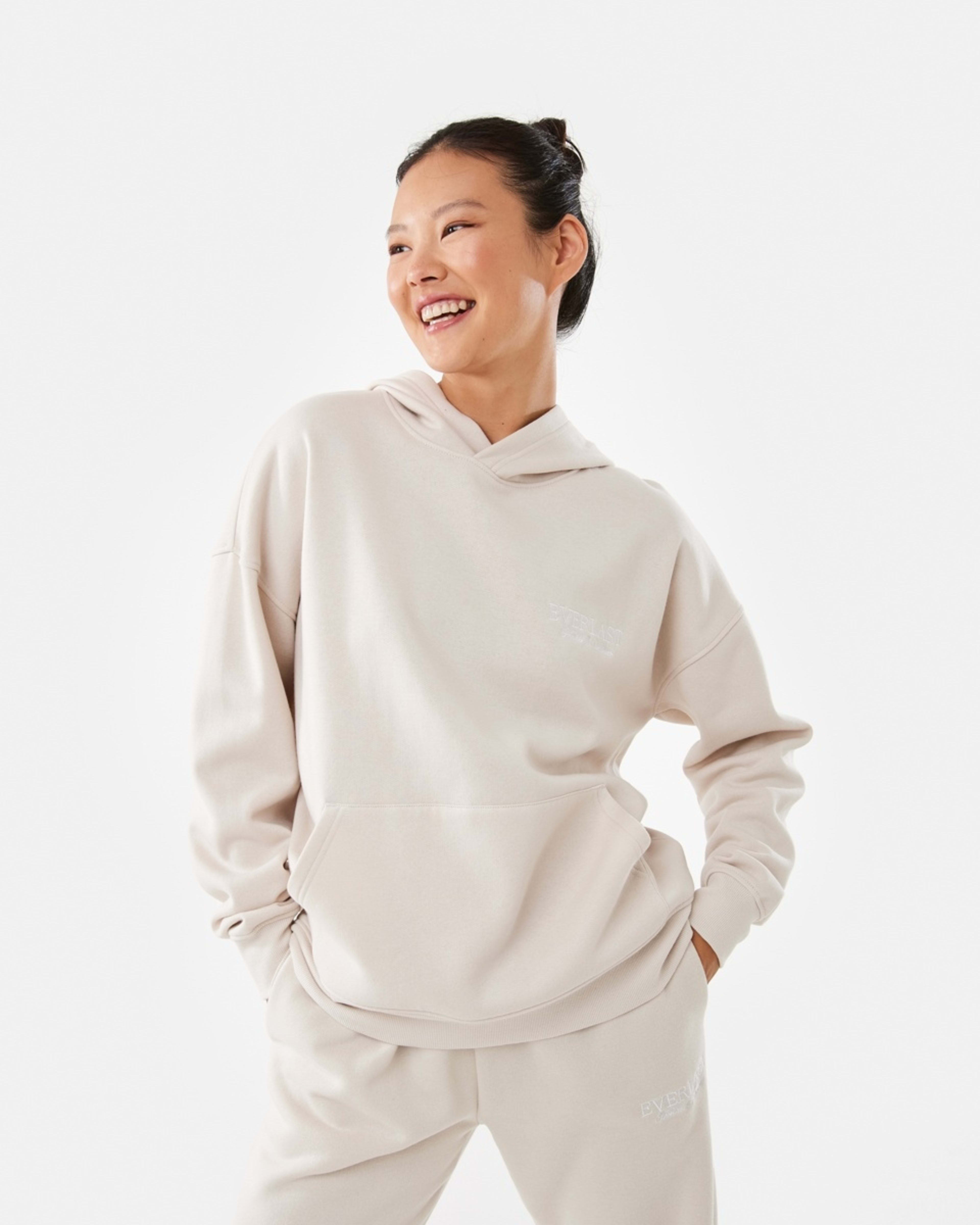 1 Everlast Womens Street Oversized Hoodie Cool Beige
