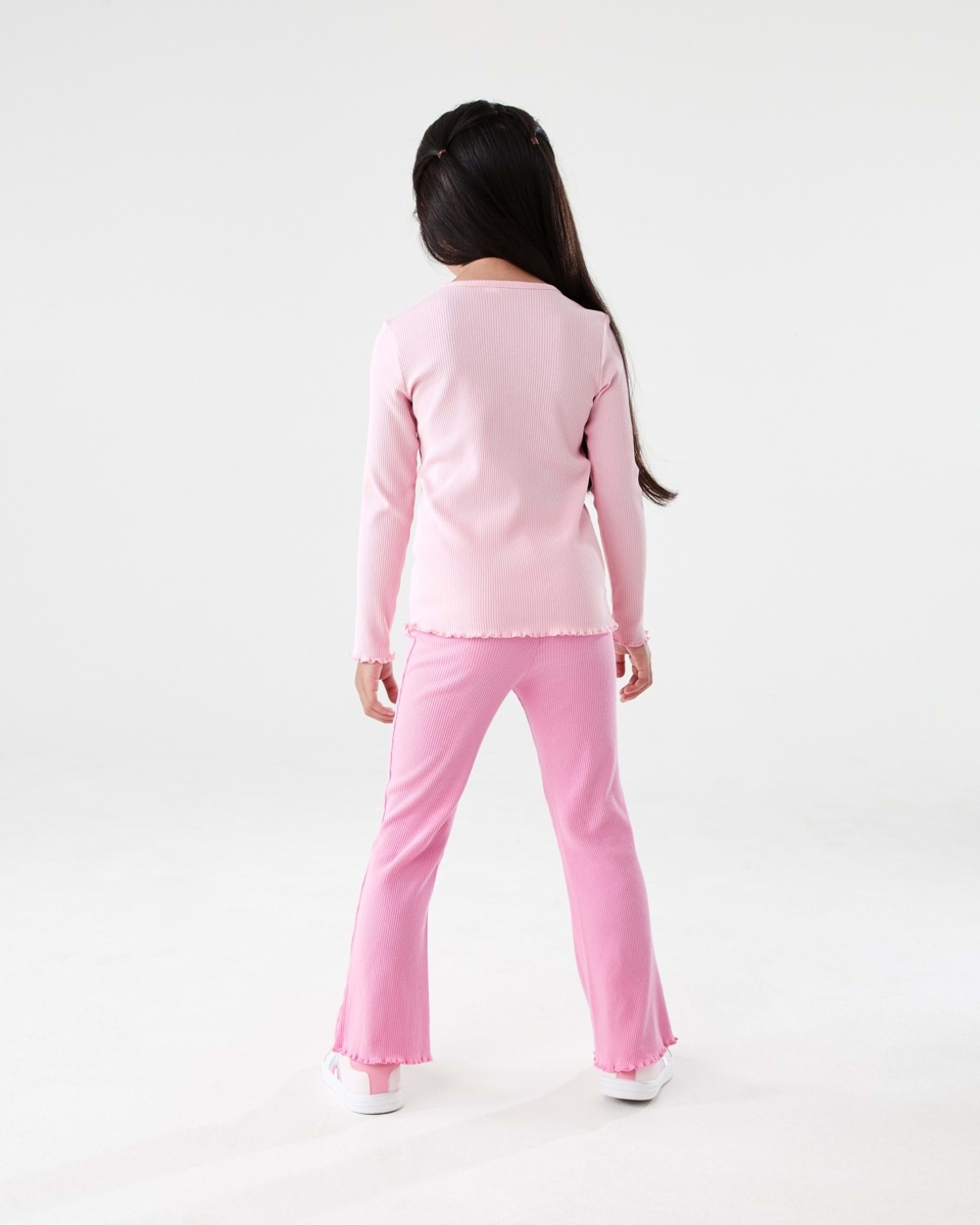 7 Long Sleeve Rib T-shirt Pearl Pink, 7 of 9
