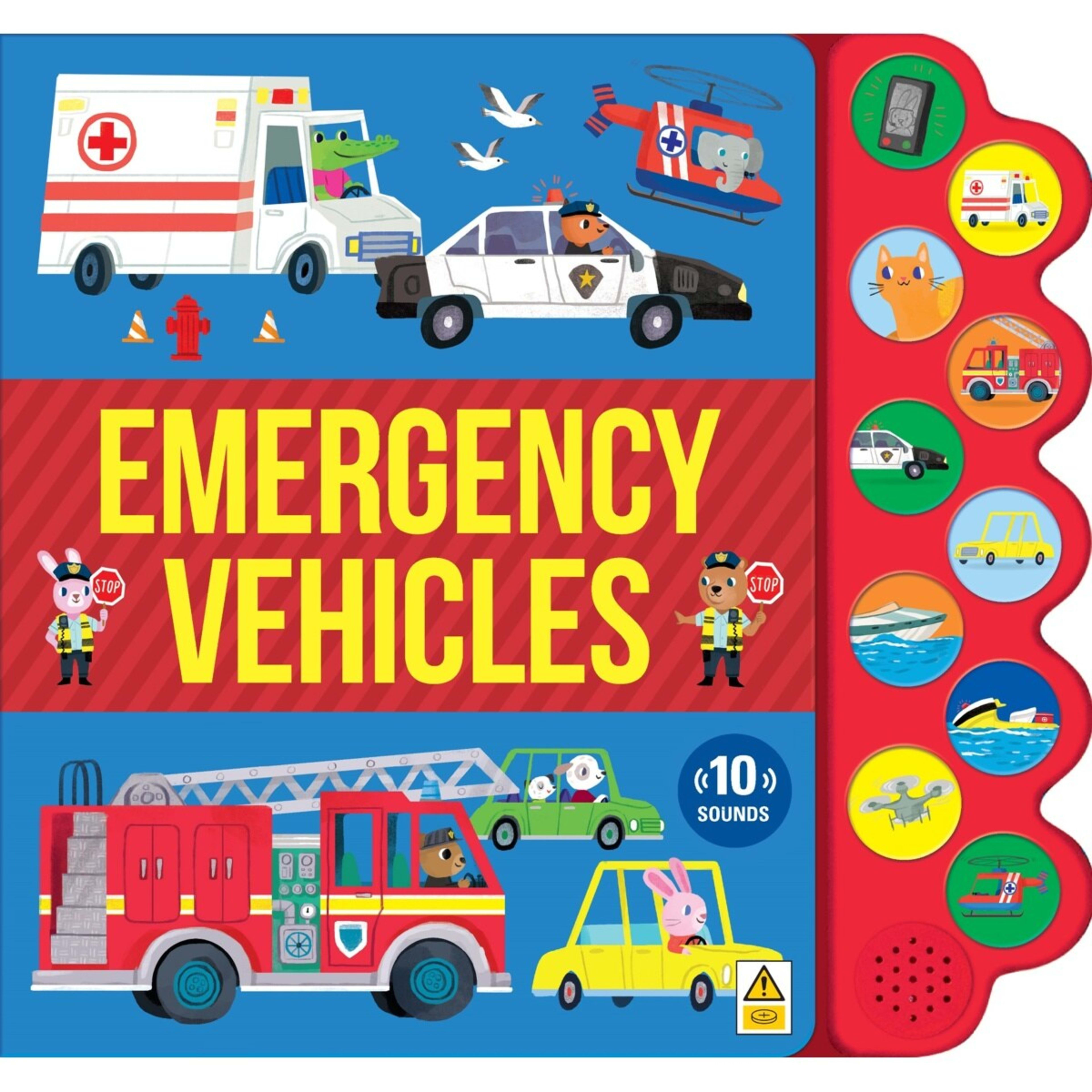 1 Emergency Vehicles - Sound Book, 1 of 5
