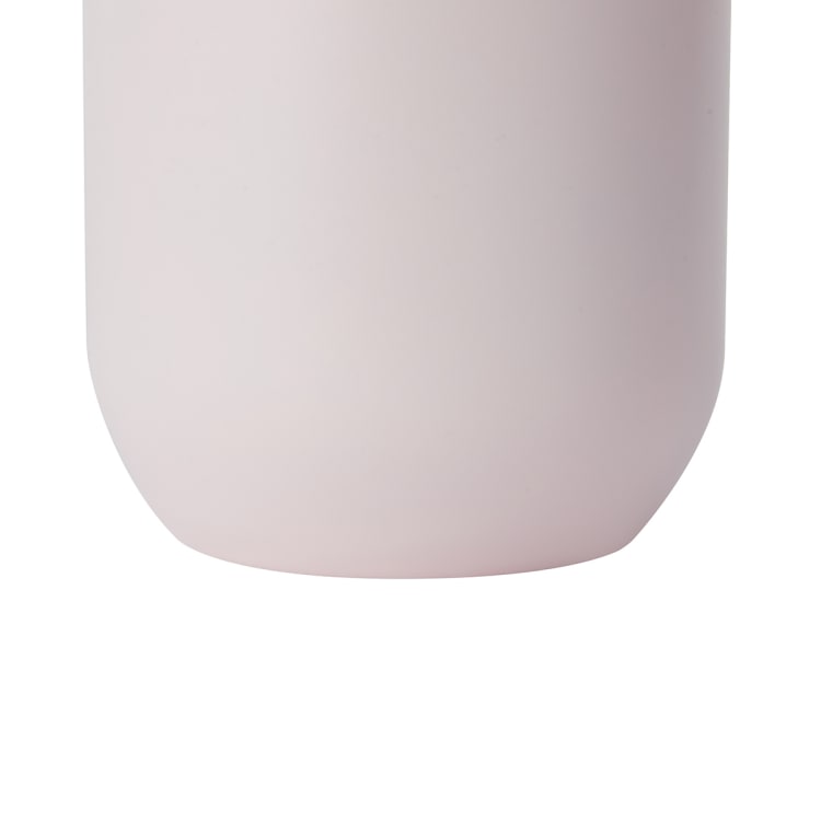 Pink Double Wall Cup with Straw Kmart