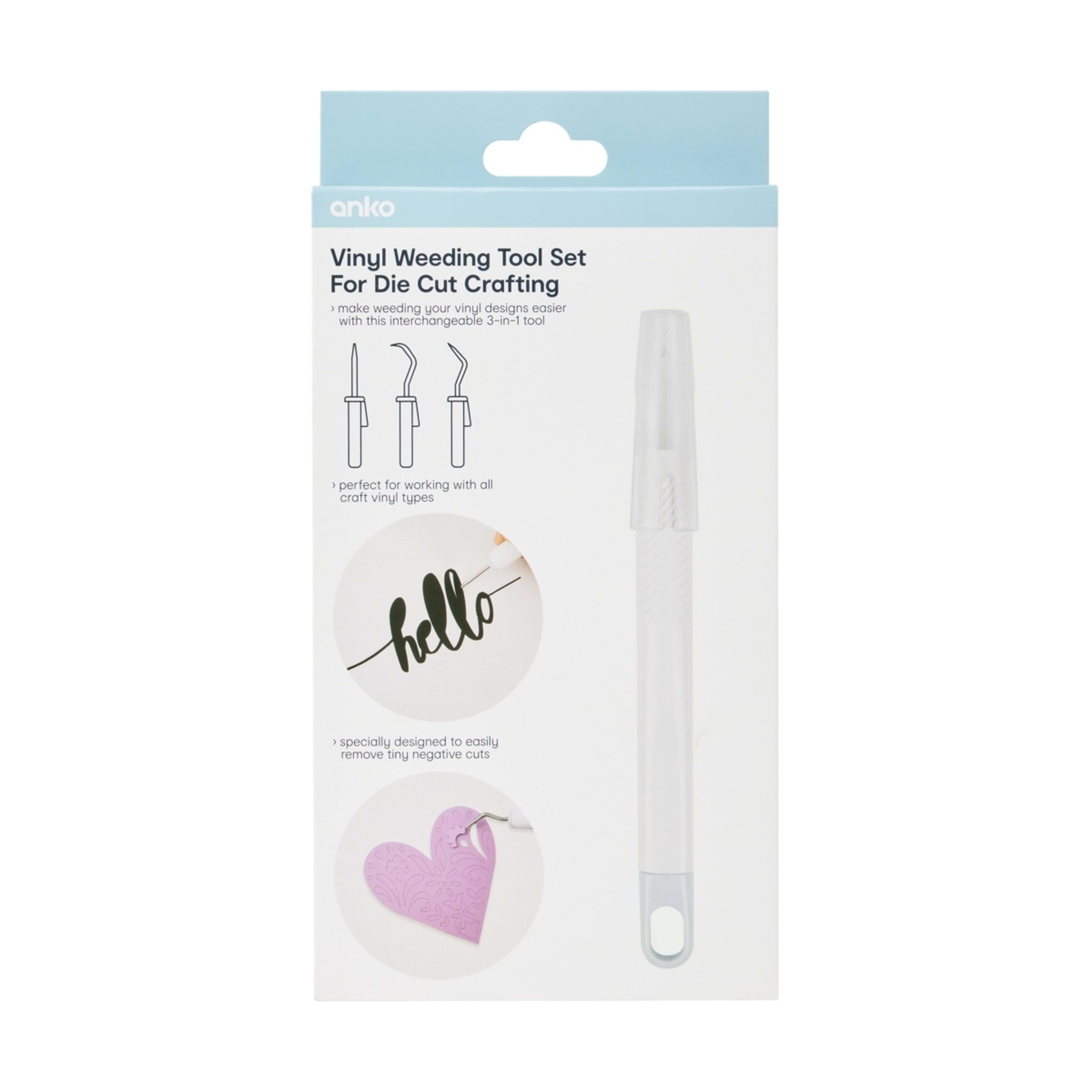 1 Vinyl Weeding Tool Set for Die Cut Crafting