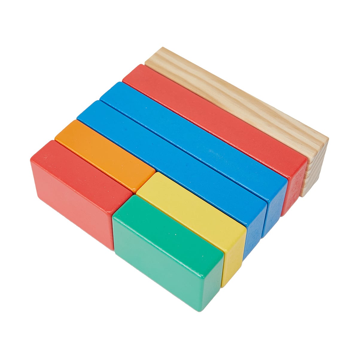 wooden geometric block set