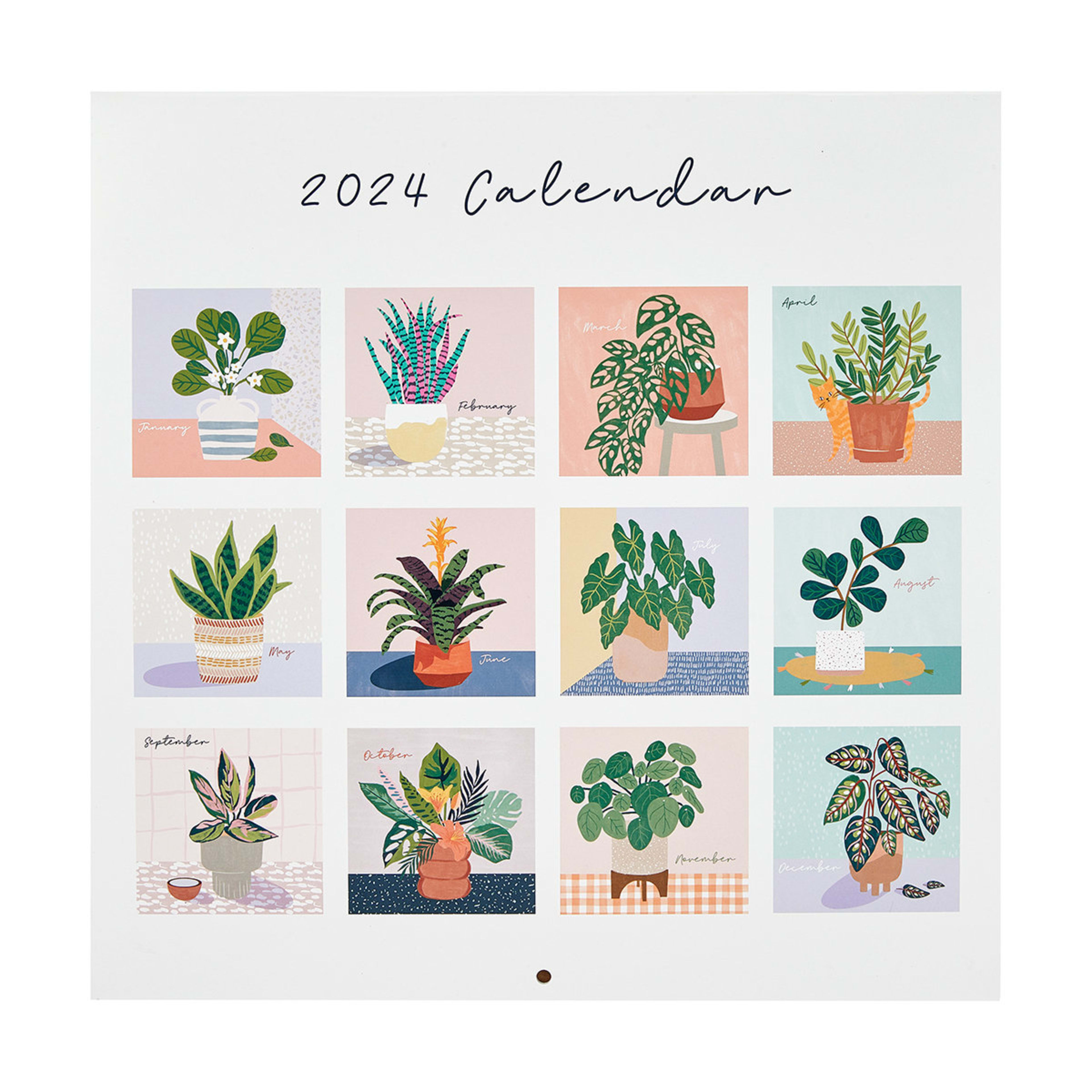 2025 Wall Calendar Plants Kmart
