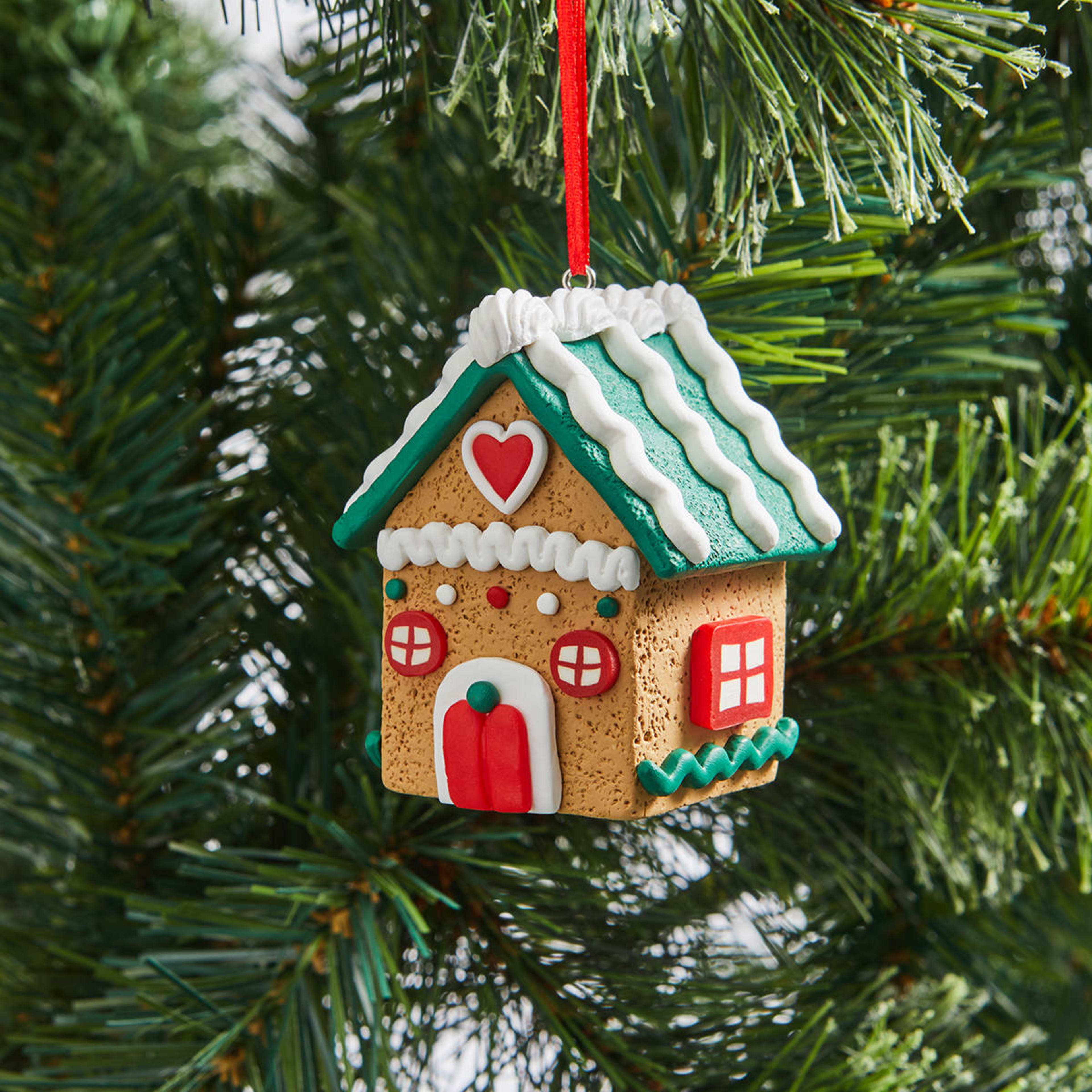 Christmas Hanging Decoration Gingerbread House Assorted Kmart