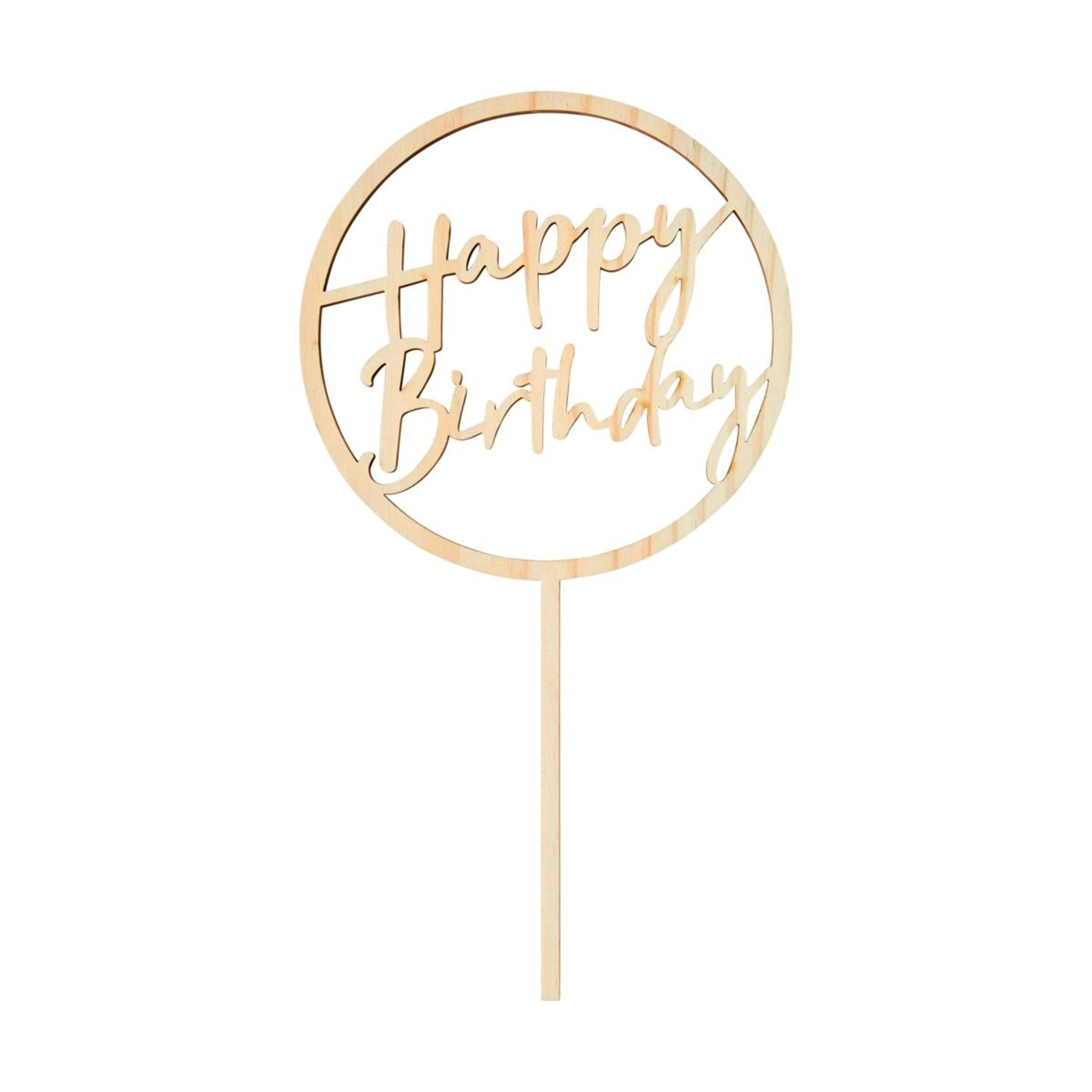 1 Happy Birthday Cake Topper, 1 of 6
