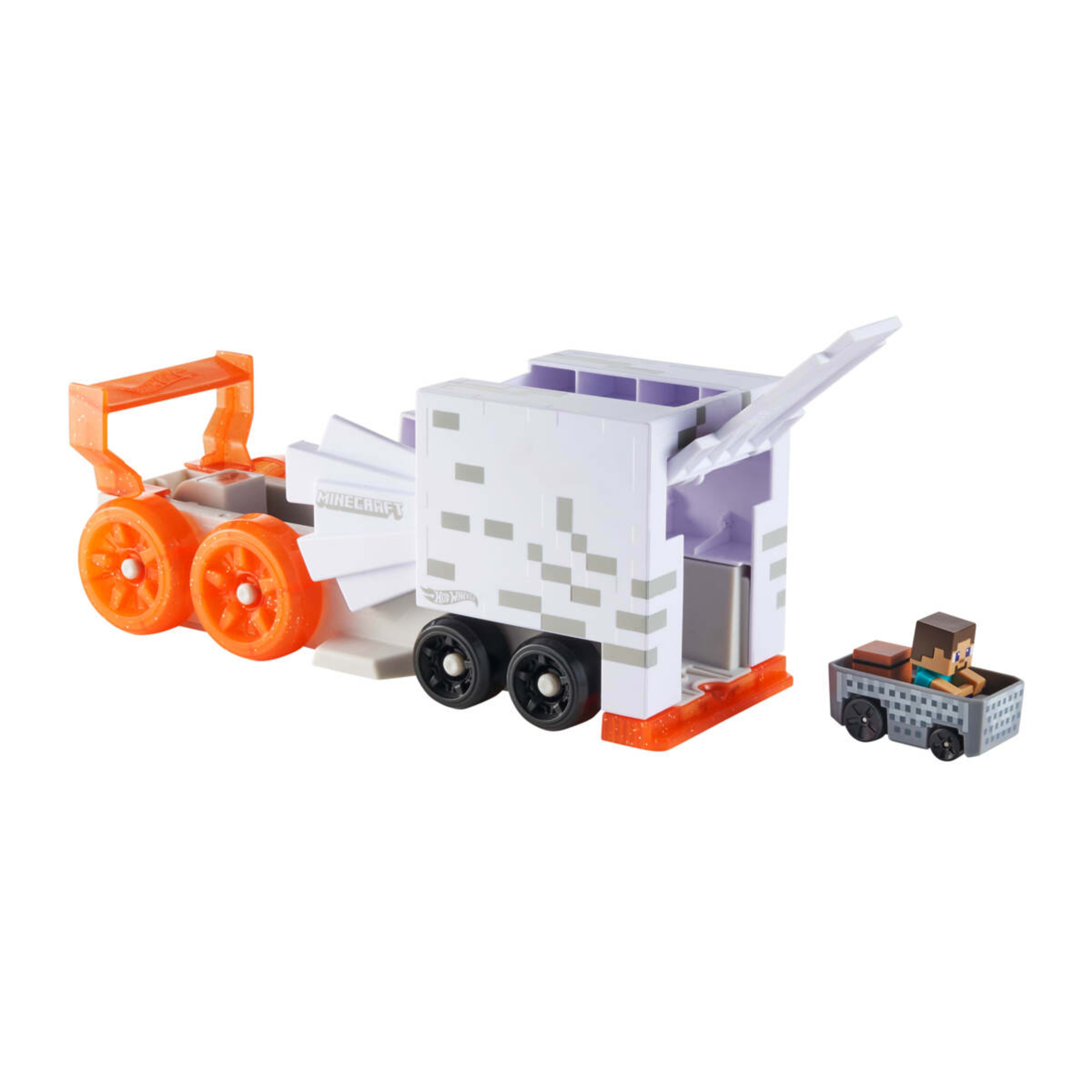 3 Hot Wheels RacerVerse Minecraft Ghast Launcher, 3 of 3