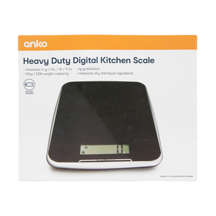 Heavy Duty Digital Kitchen Scale Kmart