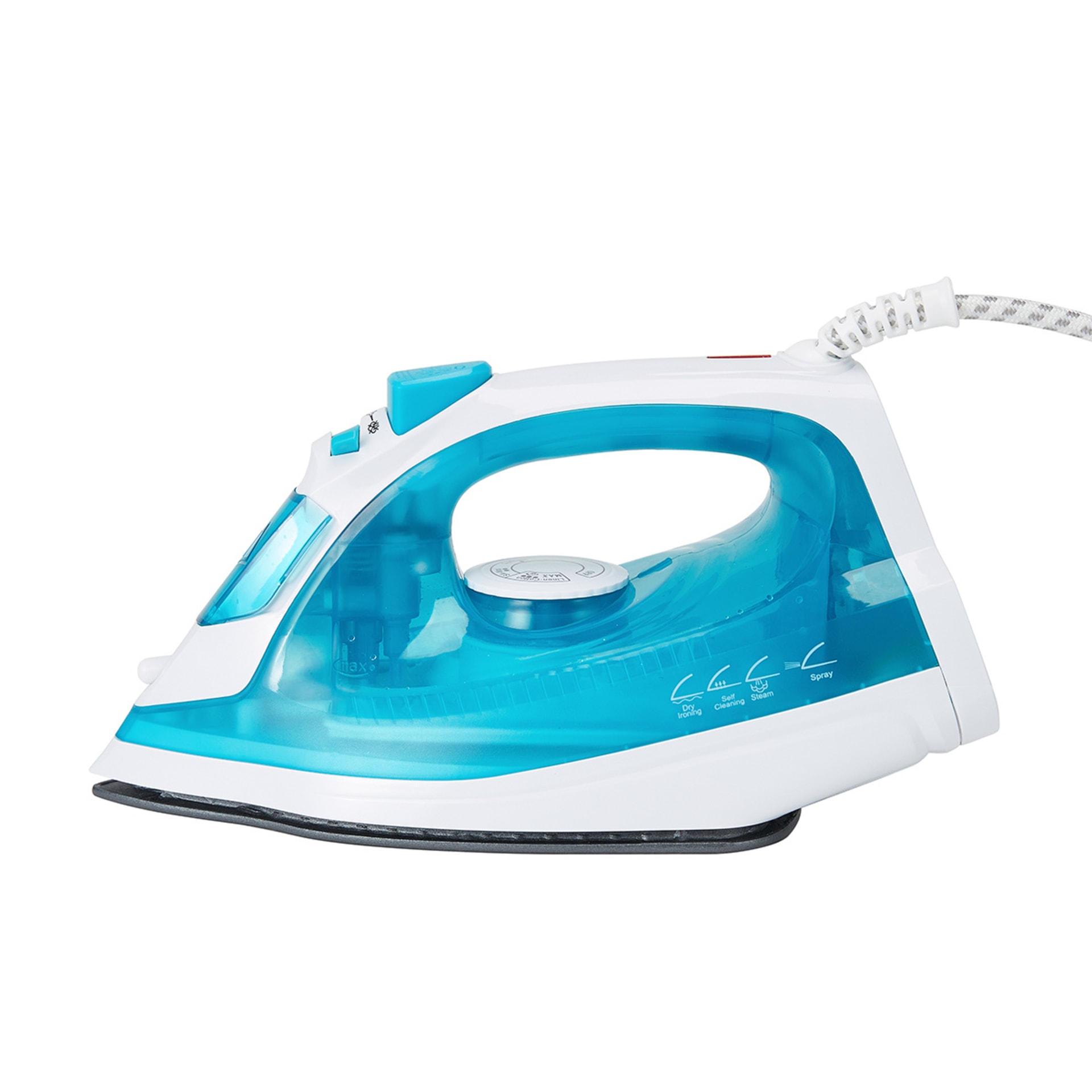 2000W Steam Iron Blue Kmart