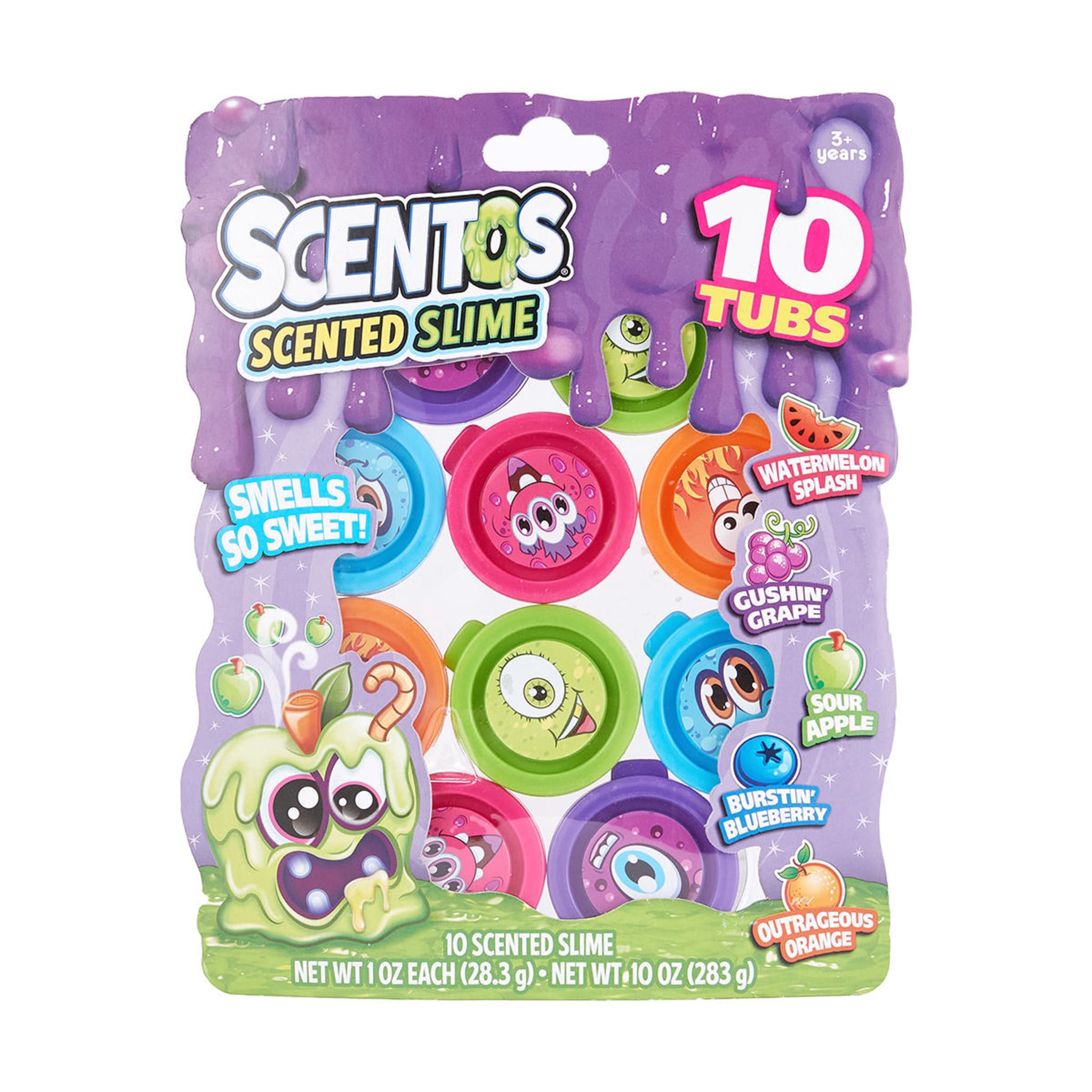 10 Pack Scentos Scented Slime - Kmart