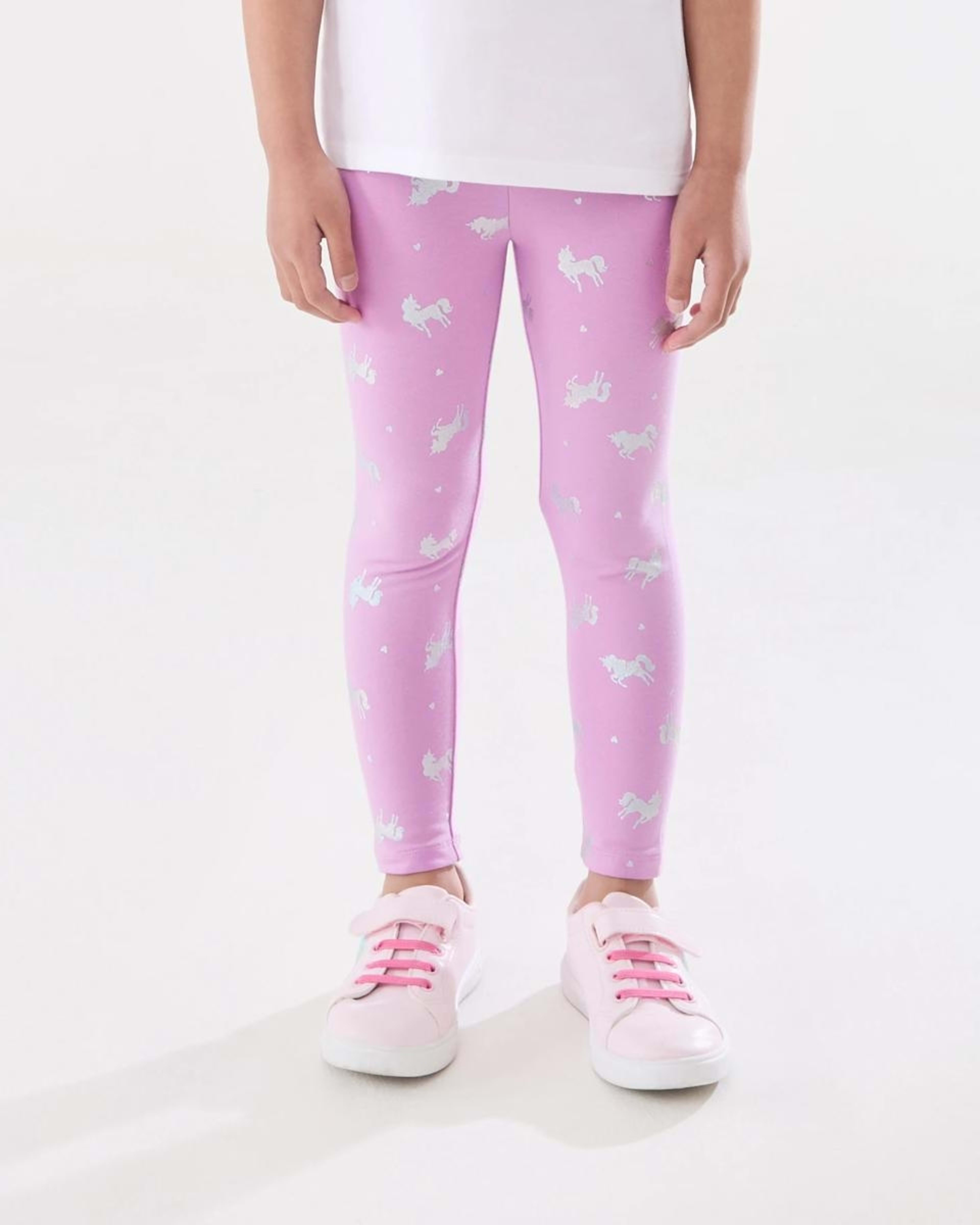 1 Foil Leggings MAGICAL GLOW UNICORN
