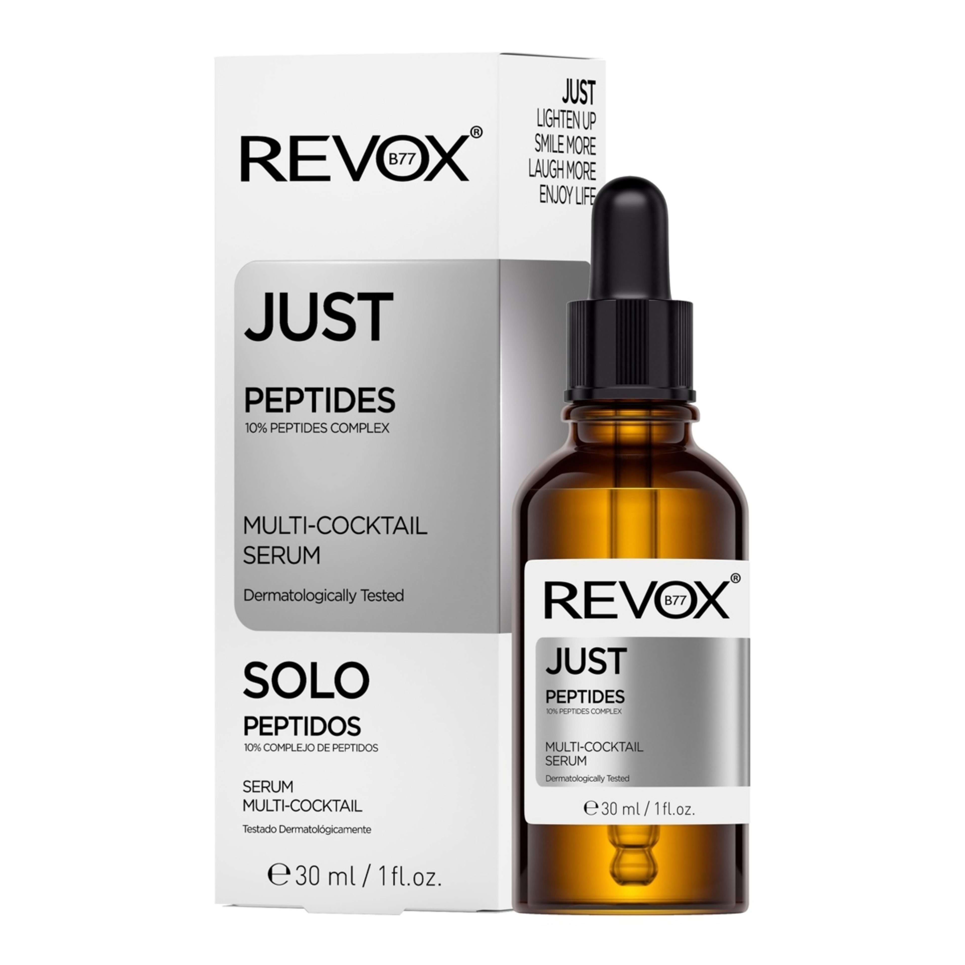 1 Revox B77 Just Multi-Cocktail Serum 30ml - 10% Peptides Complex, 1 of 2