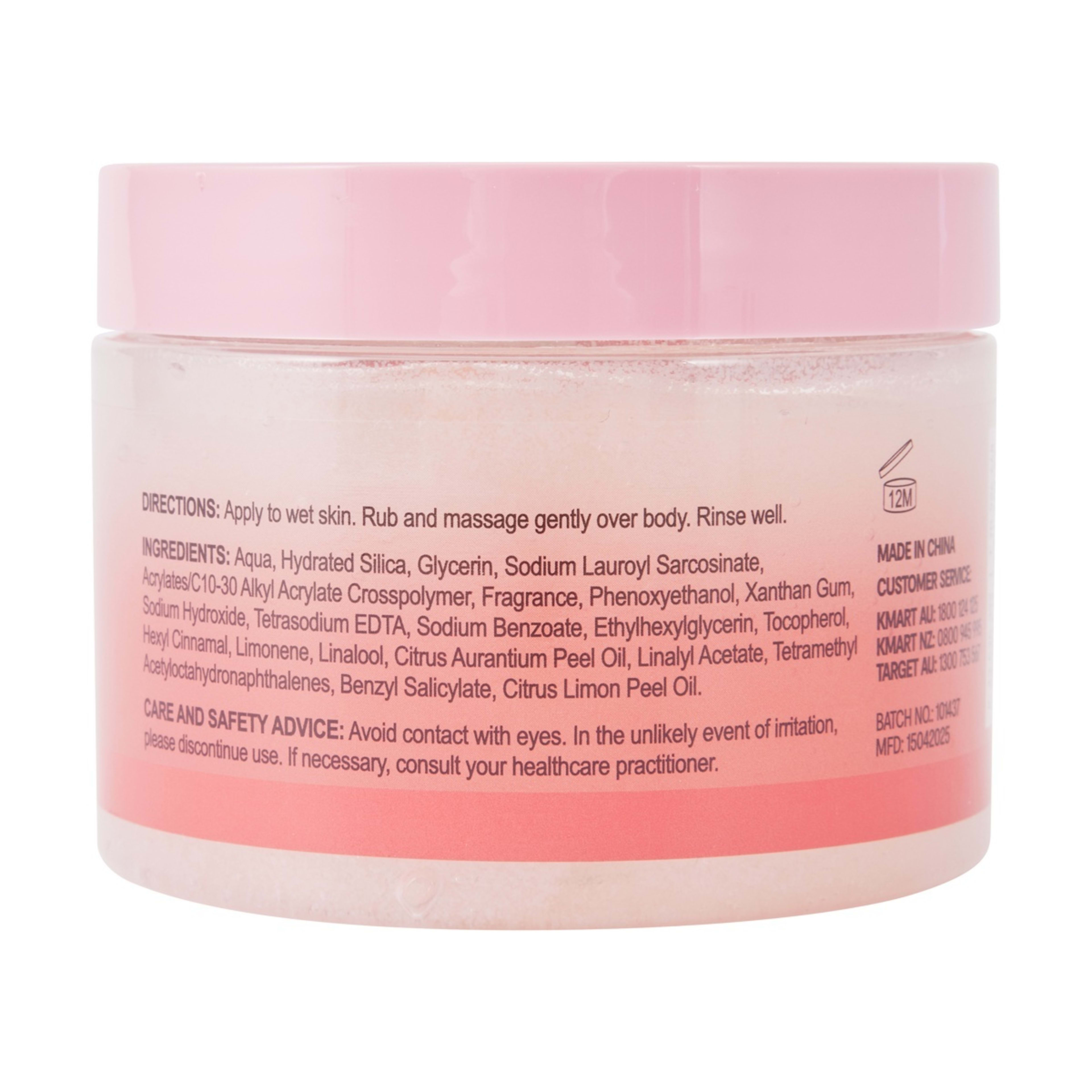 3 OXX Bodycare The OG Body Scrub 250ml - Red Berry Scented, 3 of 3