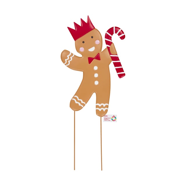 Gingerbread Garden Stake Large Kmart