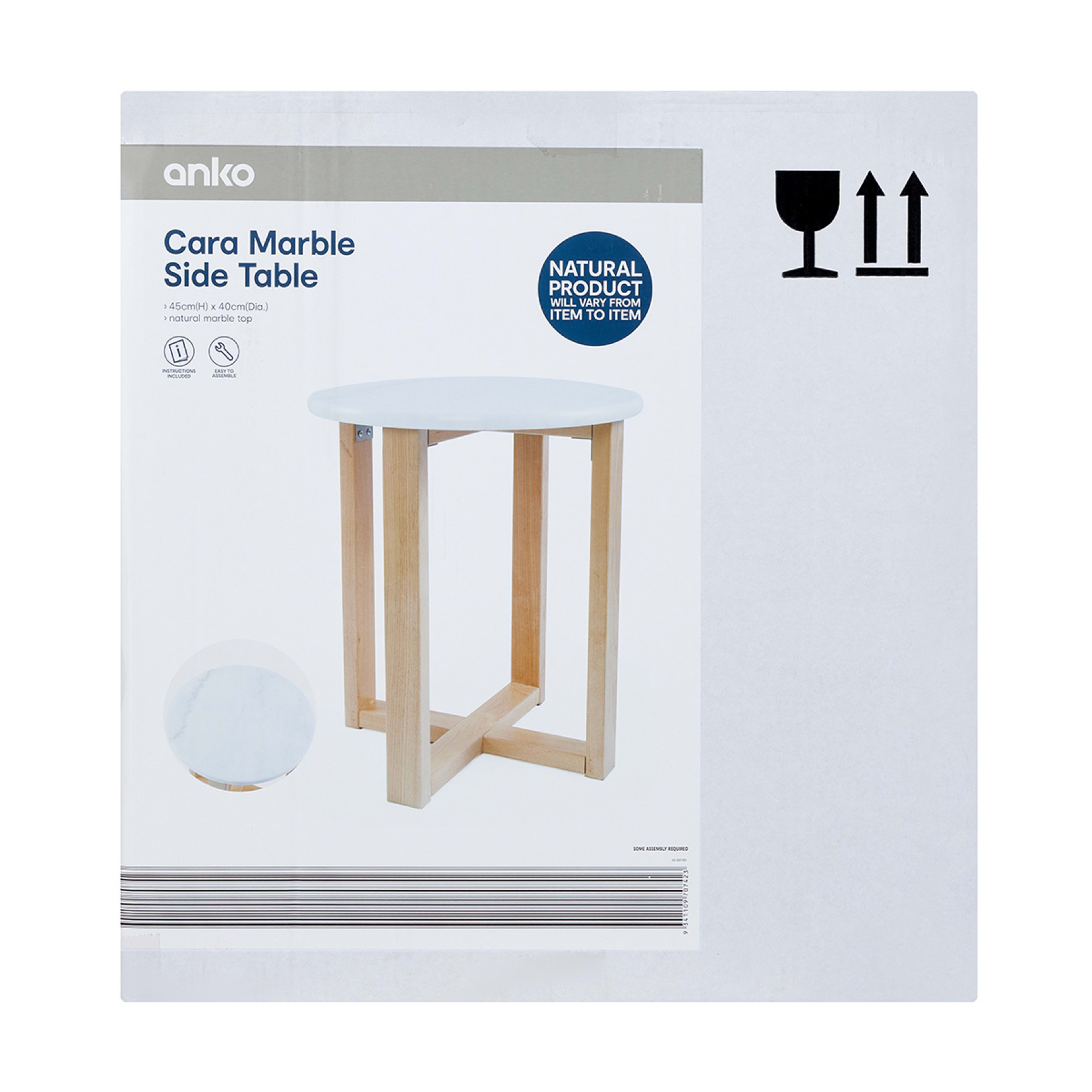 8 Cara Marble Side Table, 8 of 9