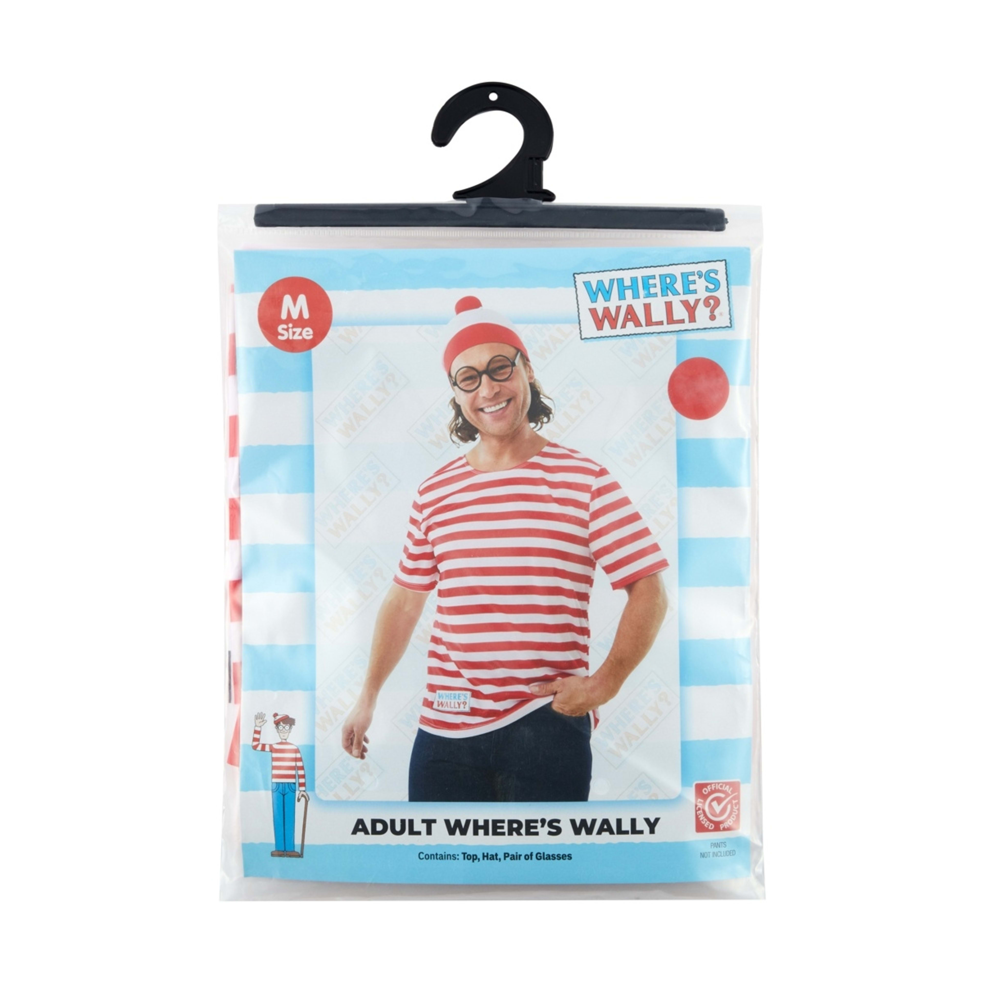 10 Where's Wally Costume Set - Adult, Medium, 10 of 10