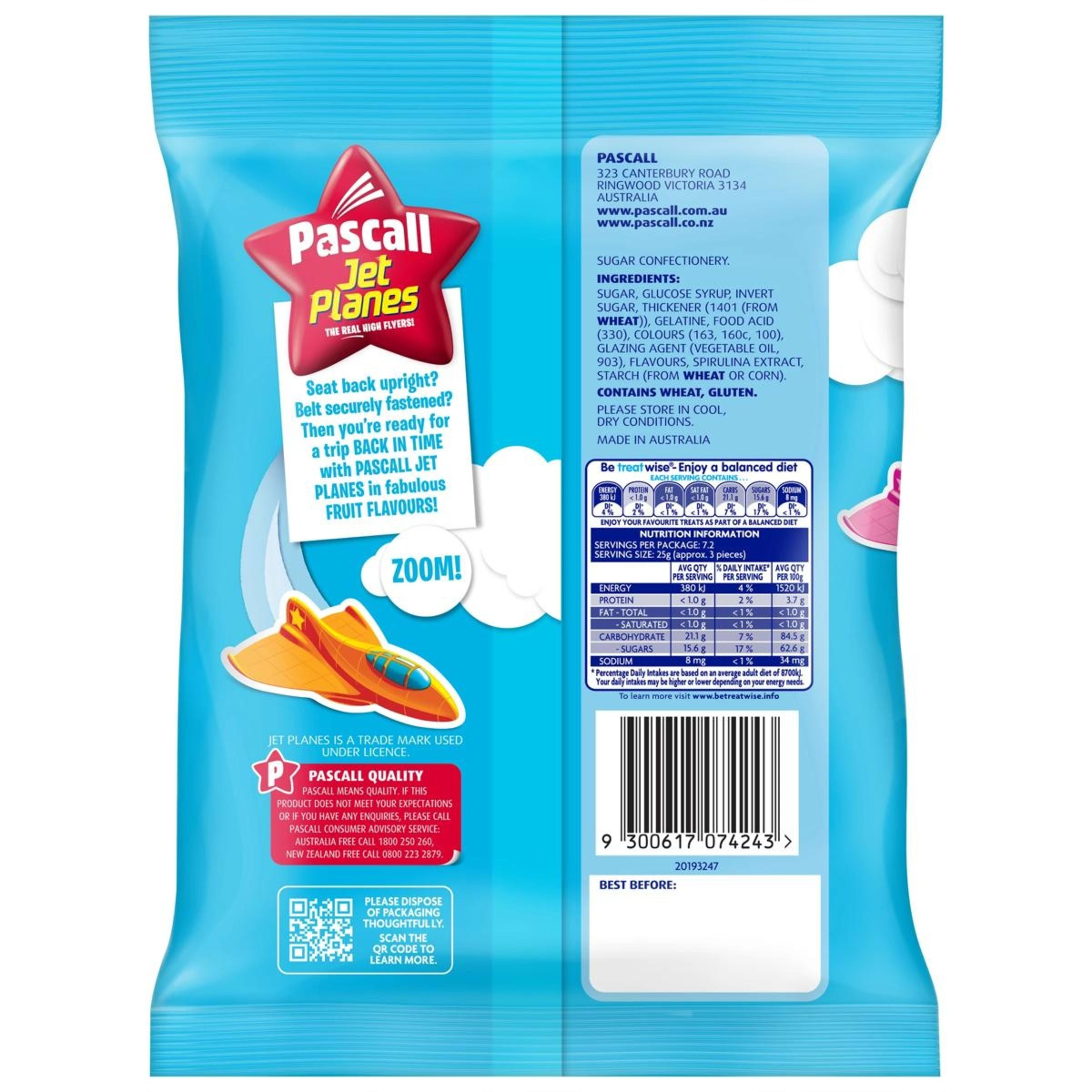 2 Pascall Jet Planes Lollies 180g, 2 of 2