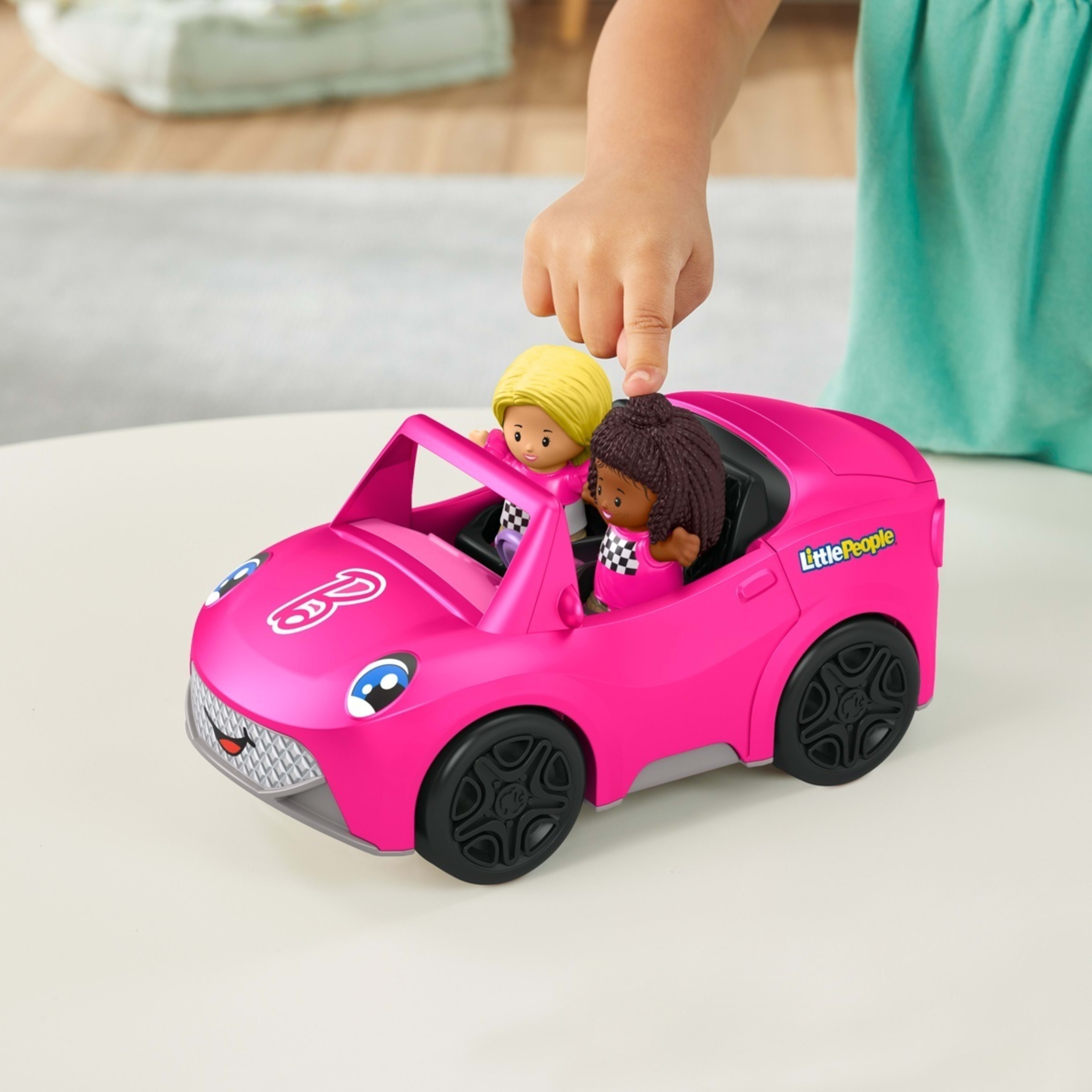 3 Fisher-Price Barbie Little People Convertible Car Toy, 3 of 3