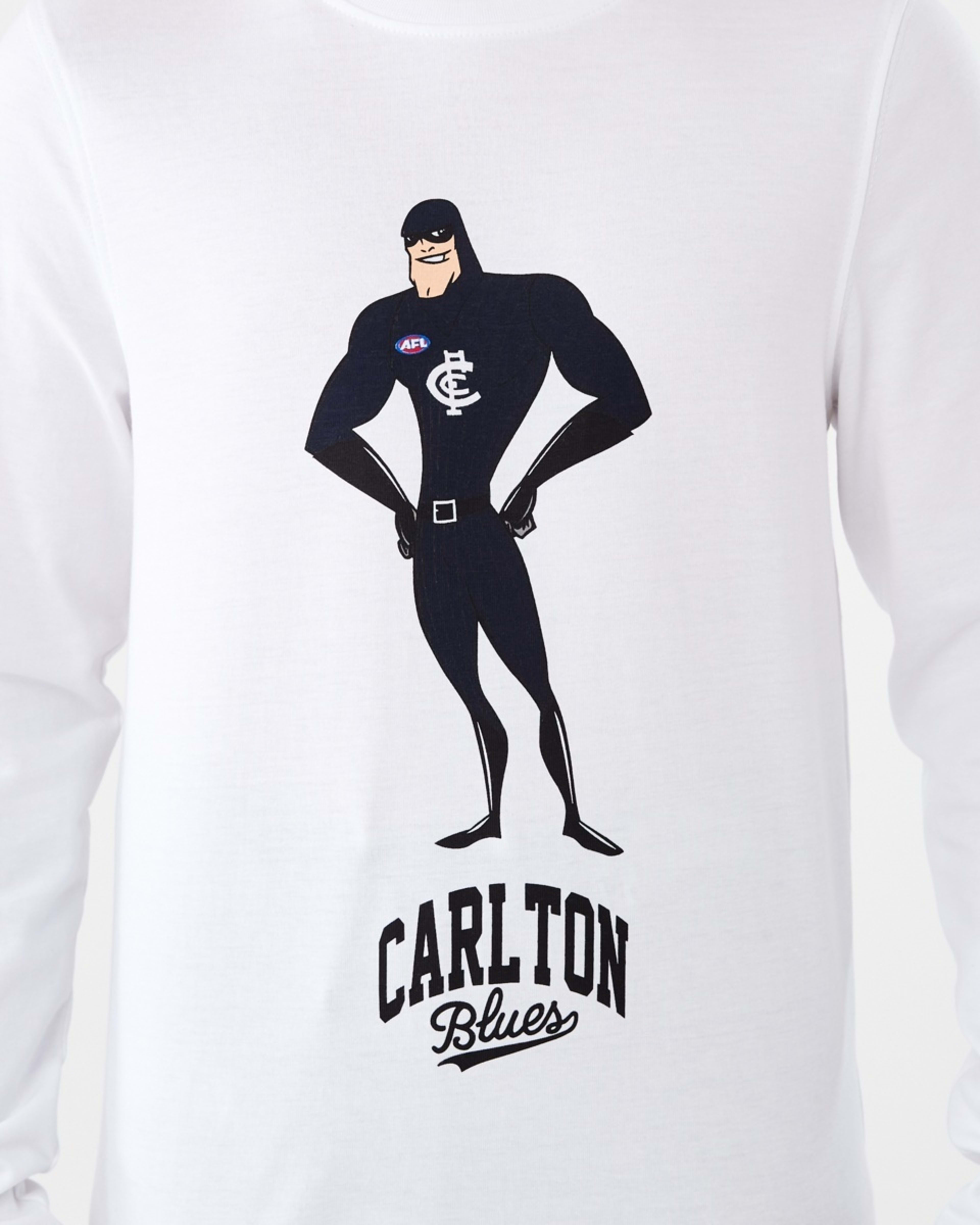4 Official AFL Kids Pyjama Set Carlton, 4 of 9