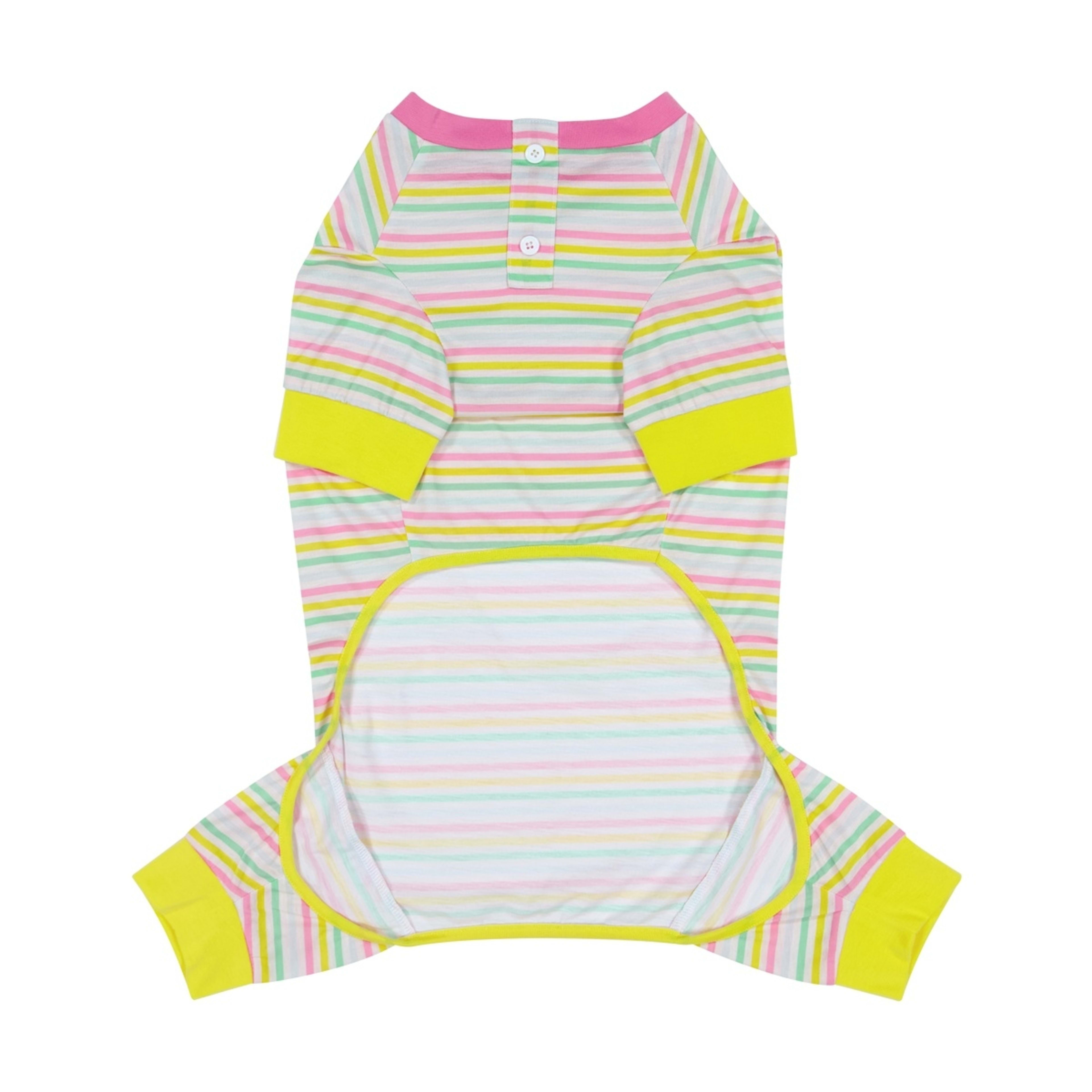 6 Pet Pyjamas Stripe - Extra Large, Pink, 6 of 9