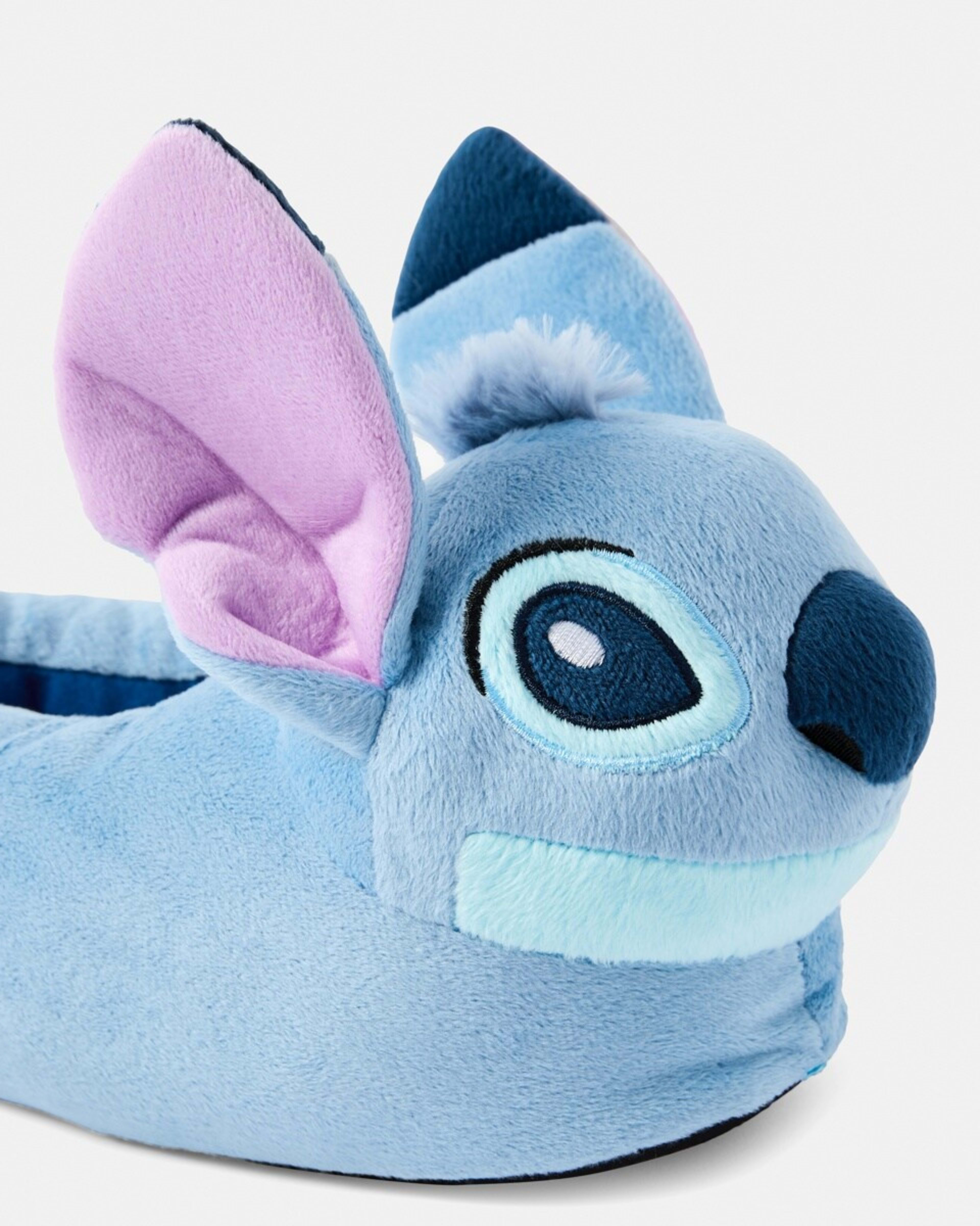 2 Senior Disney Lilo & Stitch License Slippers Blue Lilo, 2 of 3
