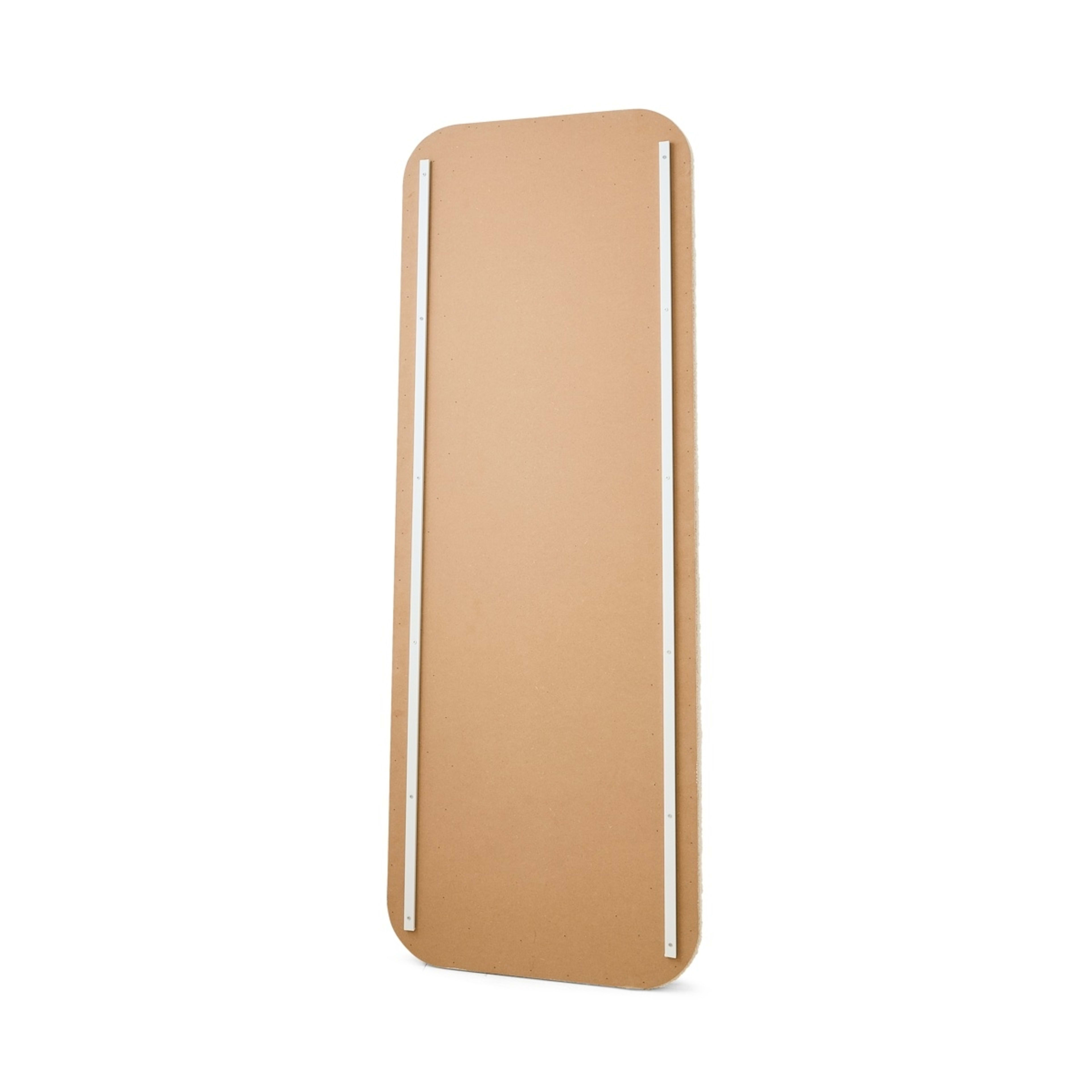 4 Curved Boucle Floor Mirror, 4 of 5