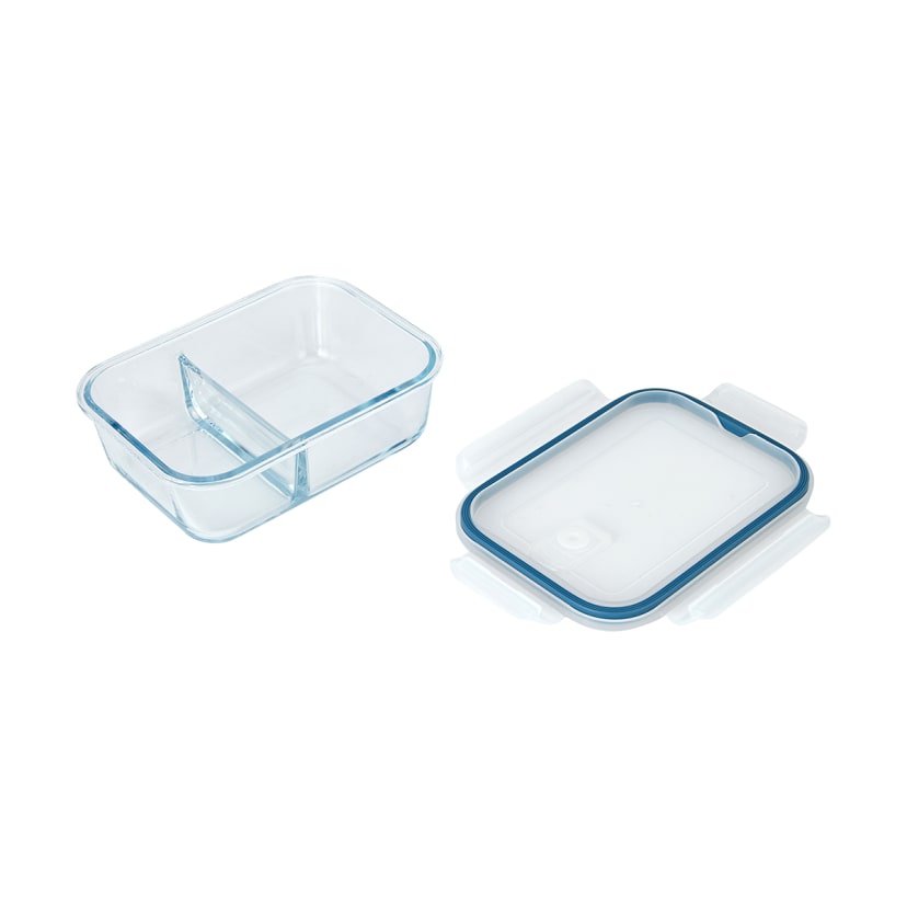 2 Compartment Glass Meal Prep Container Kmart NZ