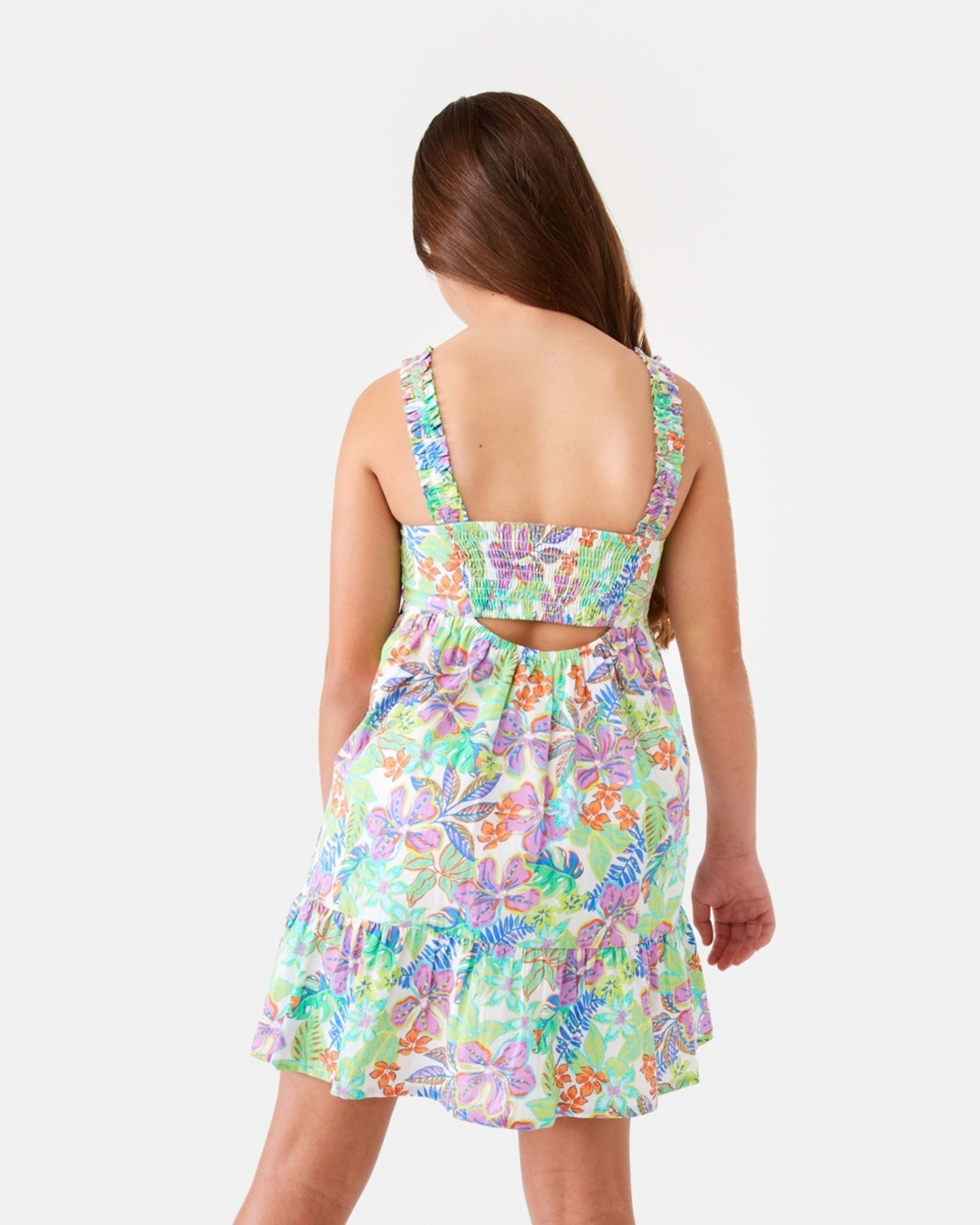 2 Cut Out Frill Dress Flrl Multi, 2 of 10