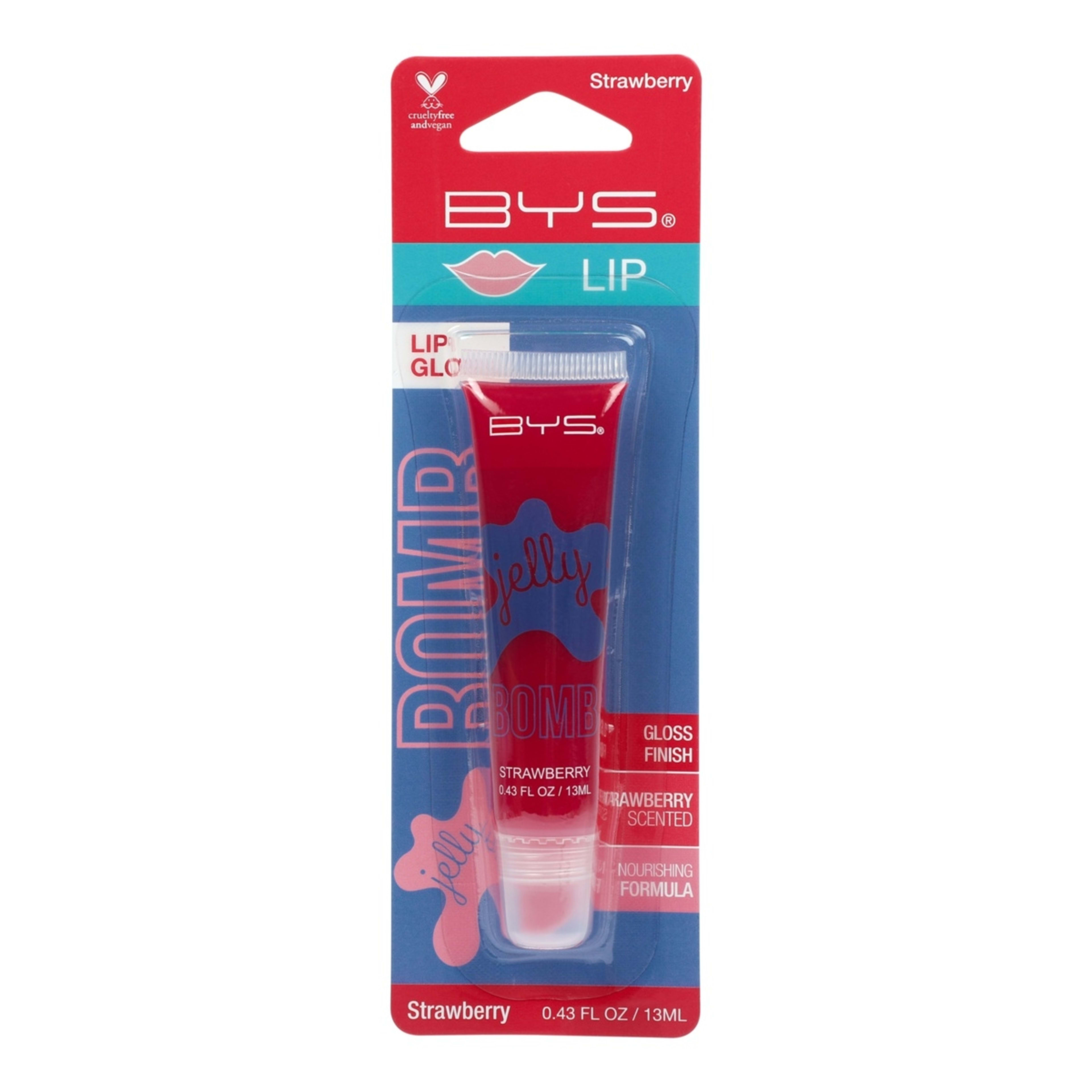 1 BYS Jelly Bomb Lip Gloss - Strawberry