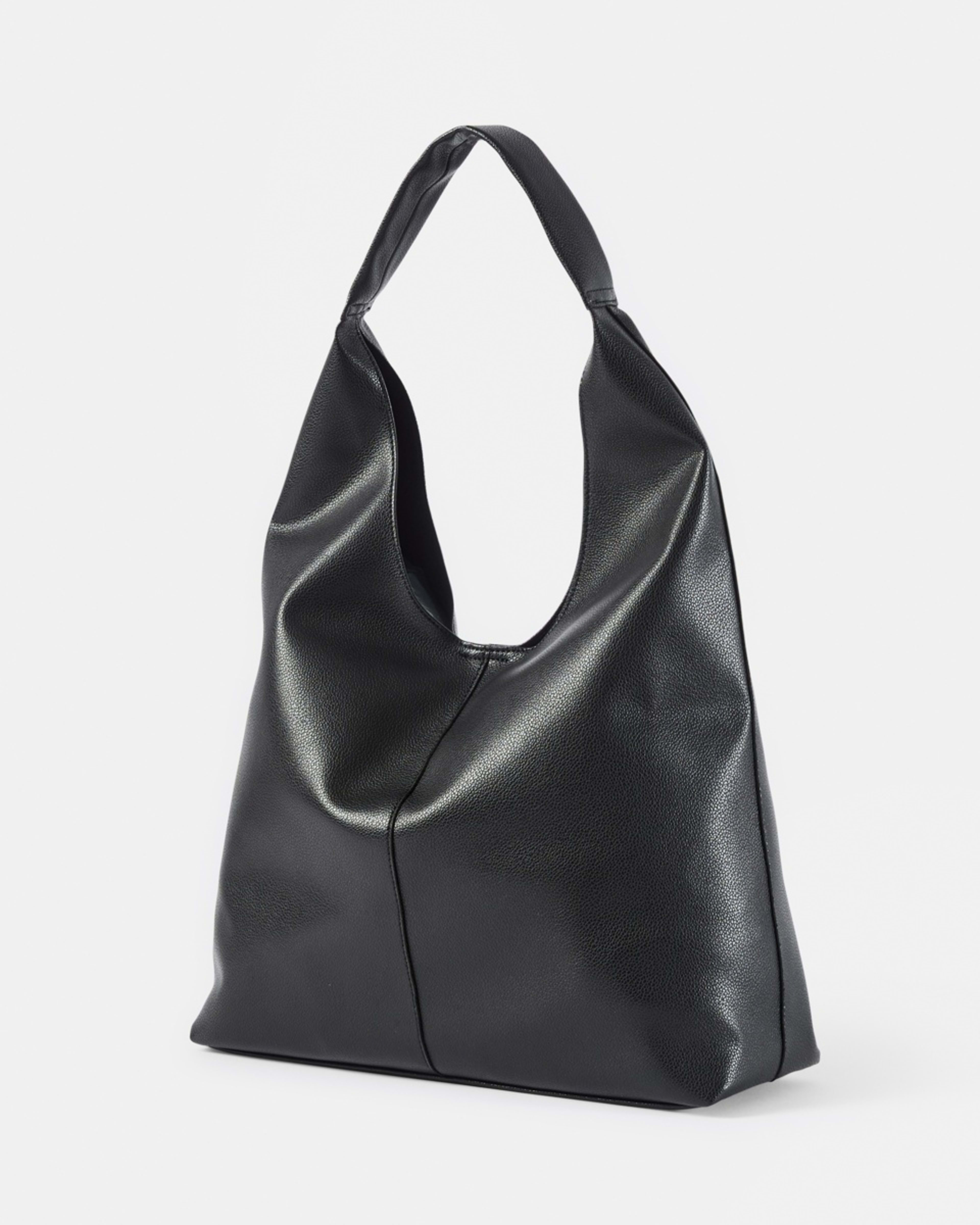 2 Slouchy Shoulder Bag BLACK, 2 of 10