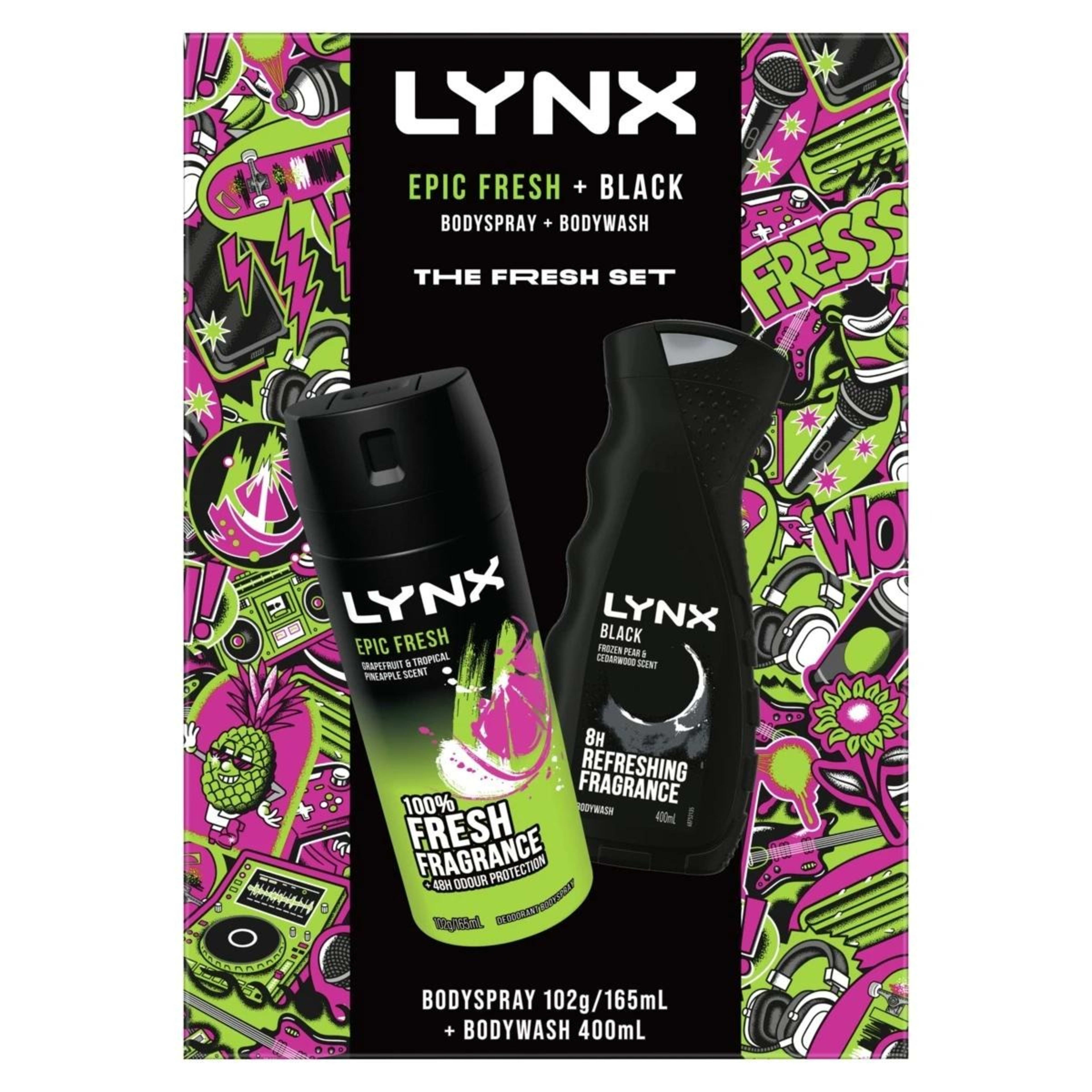 5 LYNX Epic Fresh and Black Duo Gift Set, 5 of 6