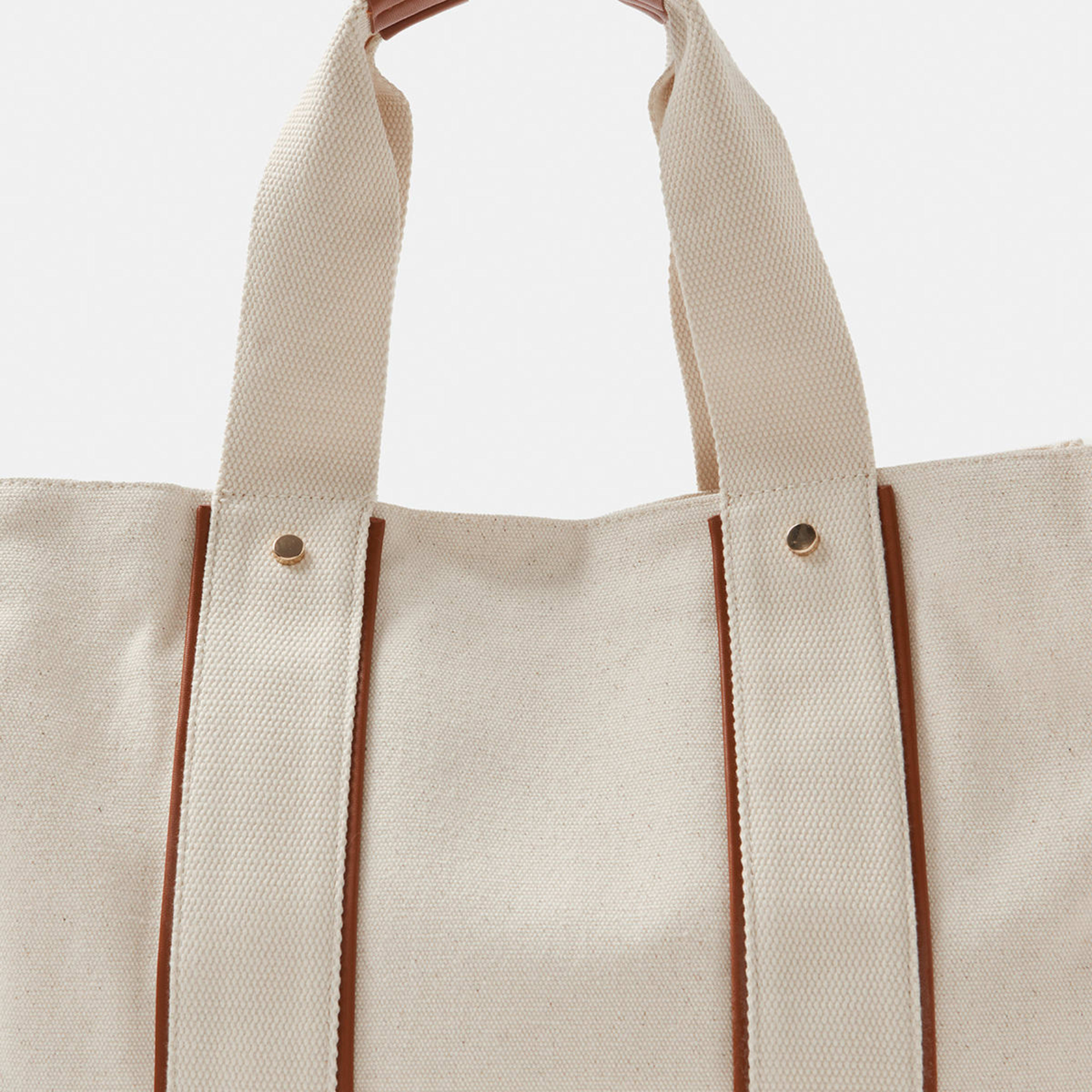 3 Canvas Tote Bag Natural, 3 of 7